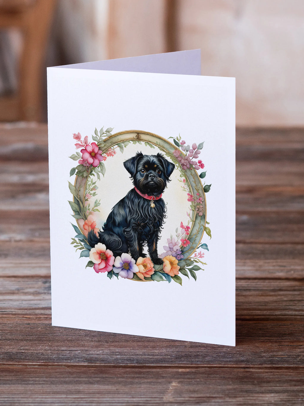 Frame of Flowers Greeting Cards  - Size: 5X7 | Pack Of: 1 | Collection name: Frame of flowers