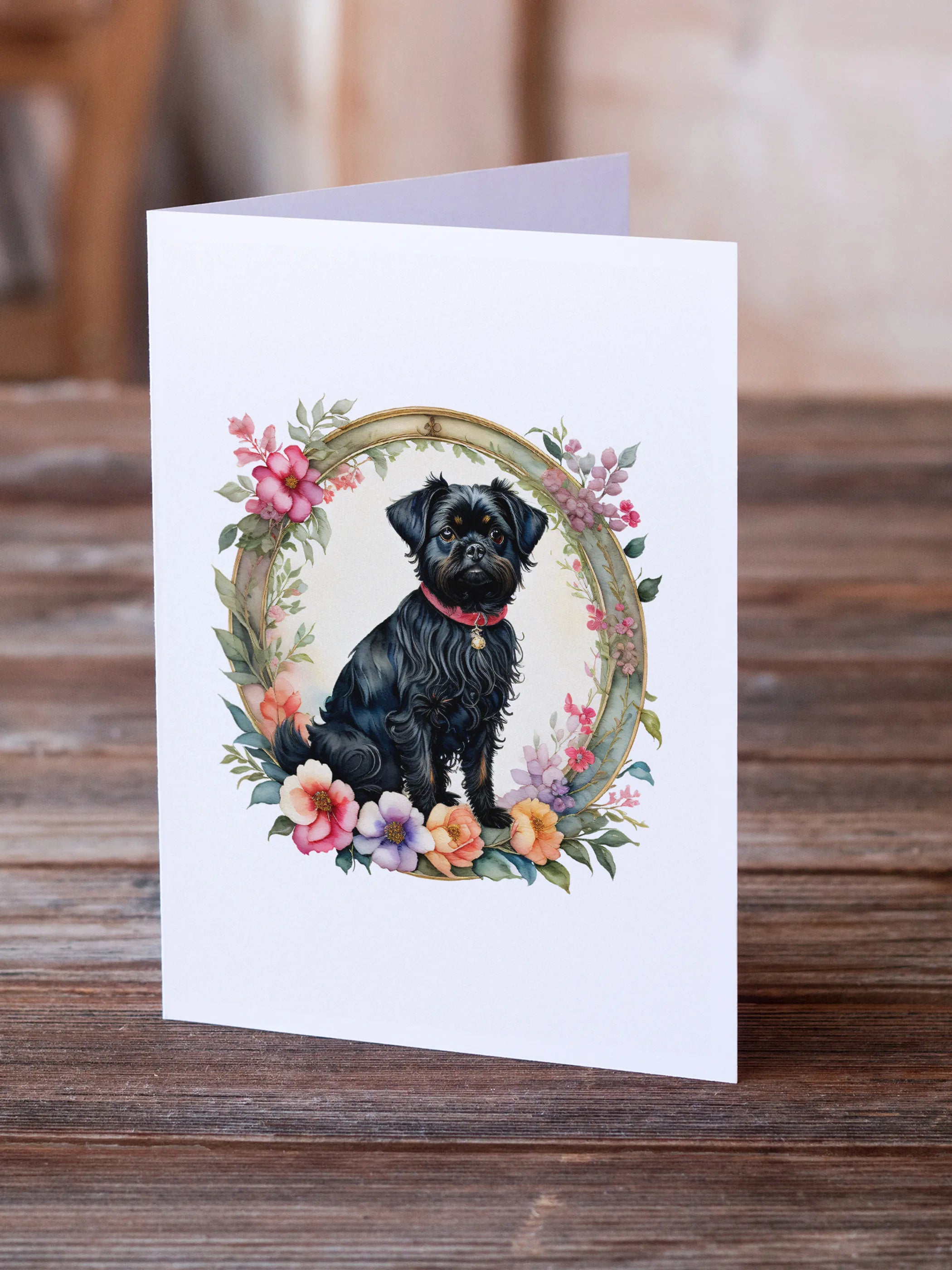 Frame of Flowers Greeting Cards  - Size: 5X7 | Pack Of: 1 | Collection name: Frame of flowers