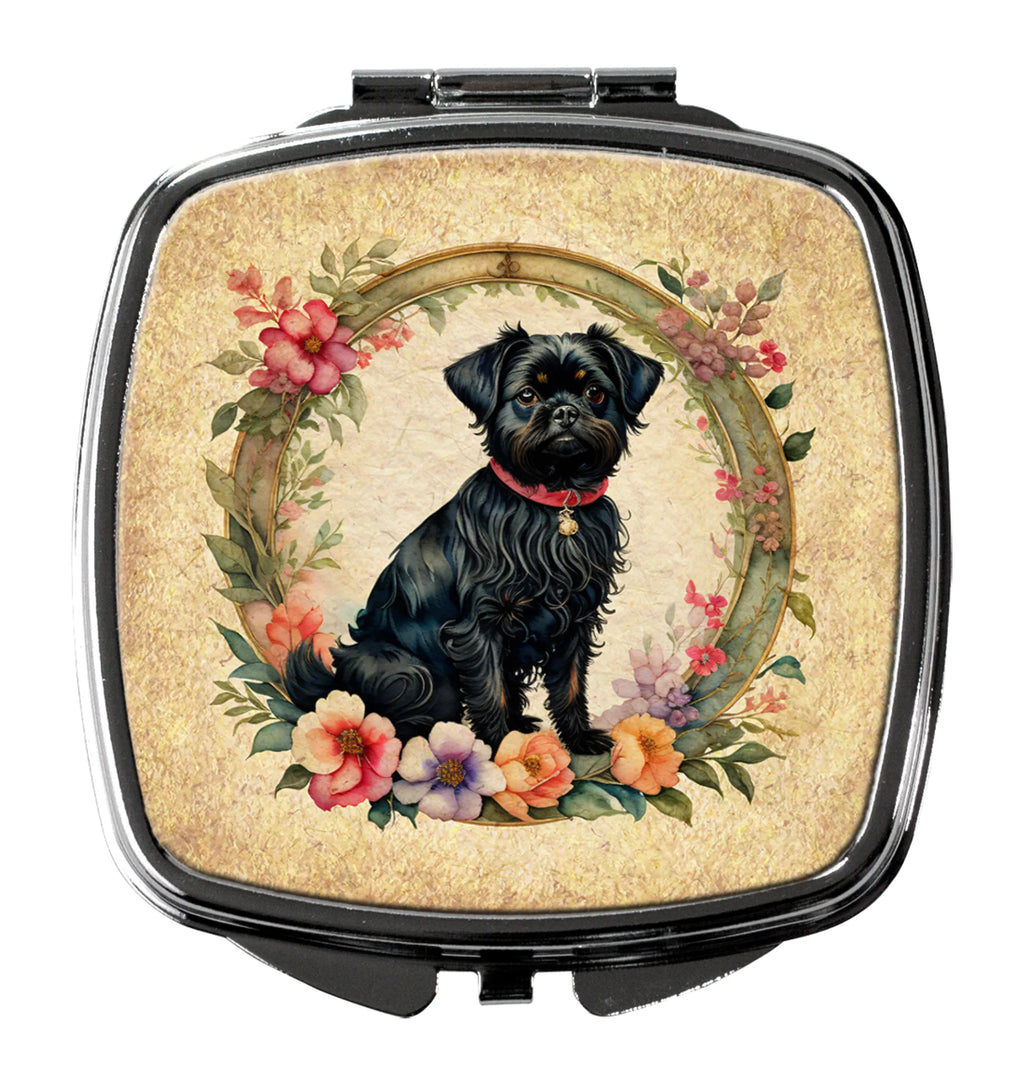 Frame of Flowers Compact Mirror - Pack Of: 1 | Collection name: Frame of flowers