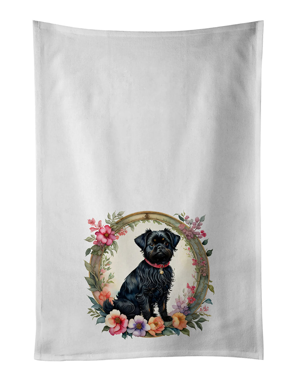 Frame of Flowers Kitchen Towel Set of 2 - Size: 28HX19W | Pack Of: 1 | Collection name: Frame of flowers