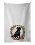 Frame of Flowers Kitchen Towel Set of 2 - Size: 28HX19W | Pack Of: 1 | Collection name: Frame of flowers
