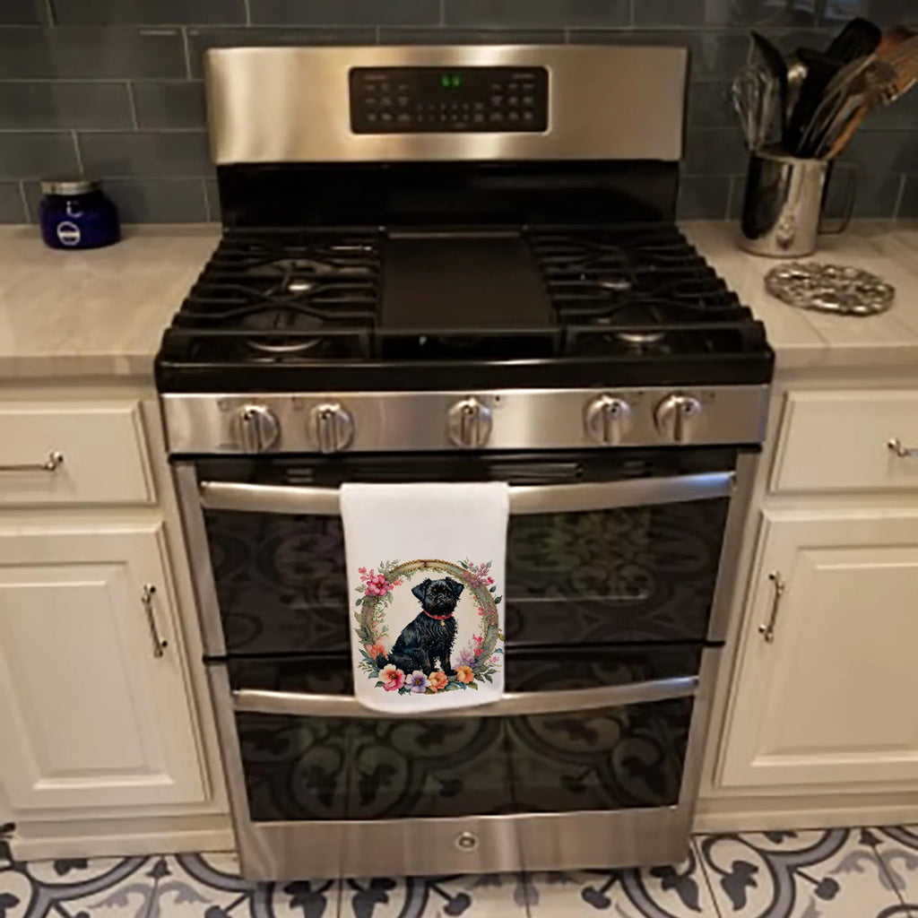 Frame of Flowers Kitchen Towel Set of 2 - Size: 28HX19W | Pack Of: 1 | Collection name: Frame of flowers