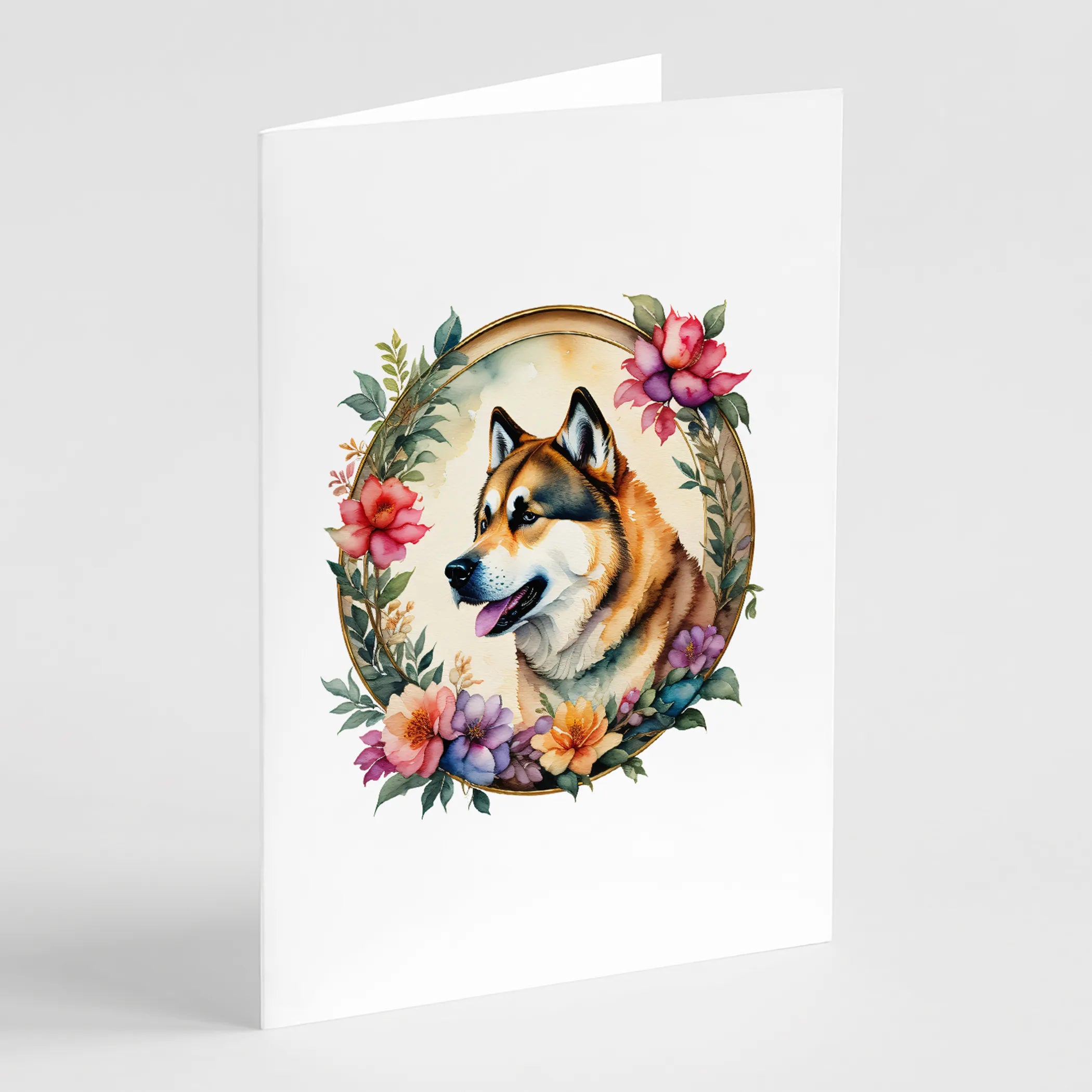 Frame of Flowers Greeting Cards  - Size: 5X7 | Pack Of: 1 | Collection name: Frame of flowers