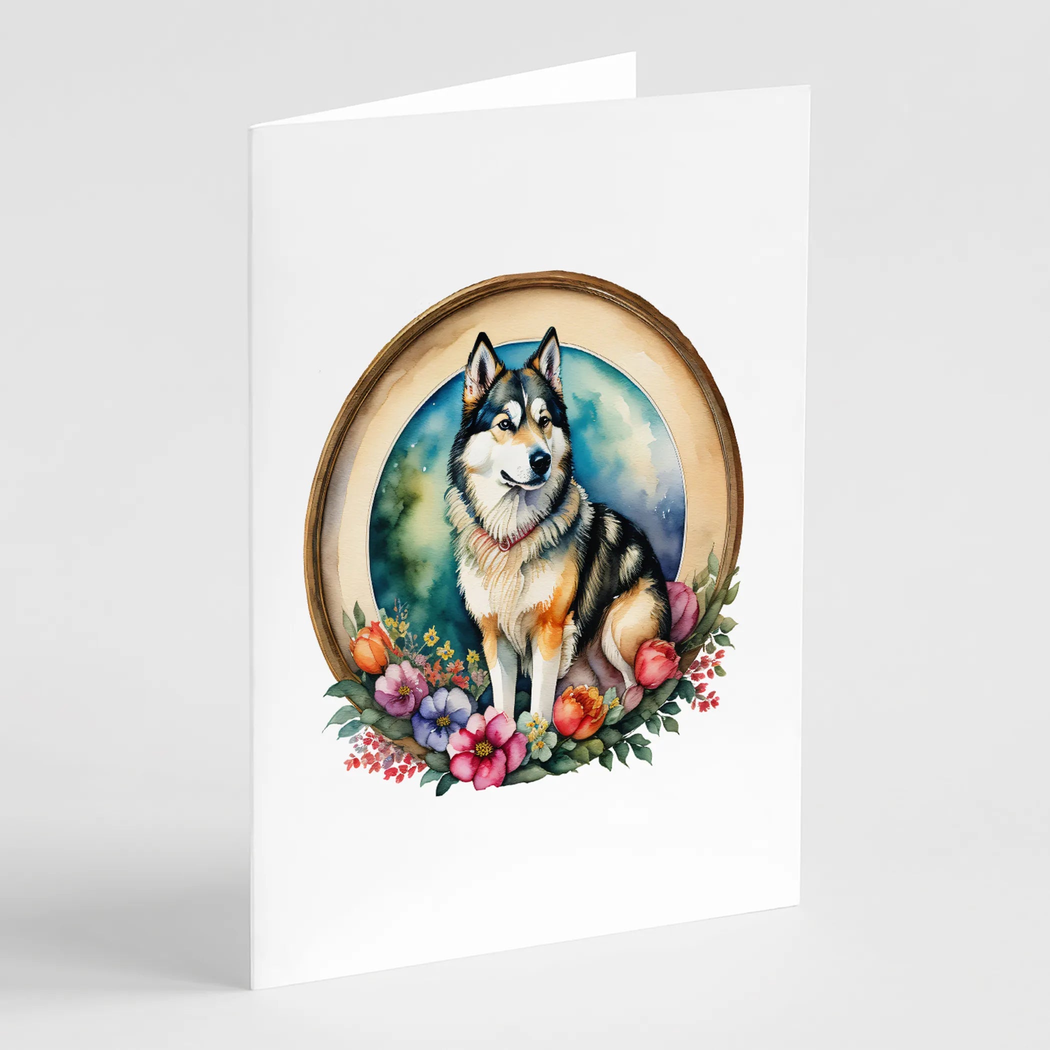 Frame of Flowers Greeting Cards  - Size: 5X7 | Pack Of: 1 | Collection name: Frame of flowers