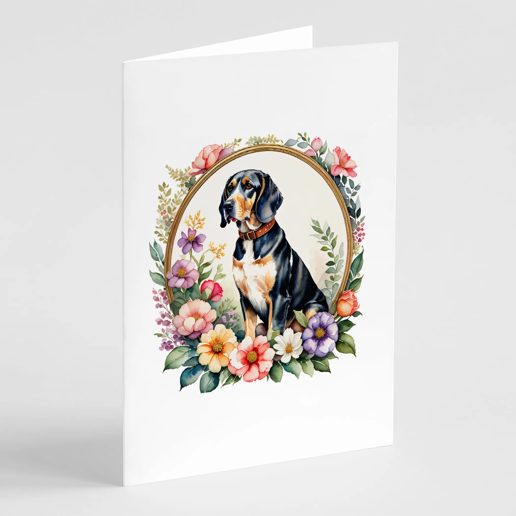 Frame of Flowers Greeting Cards  - Size: 5X7 | Pack Of: 1 | Collection name: Frame of flowers