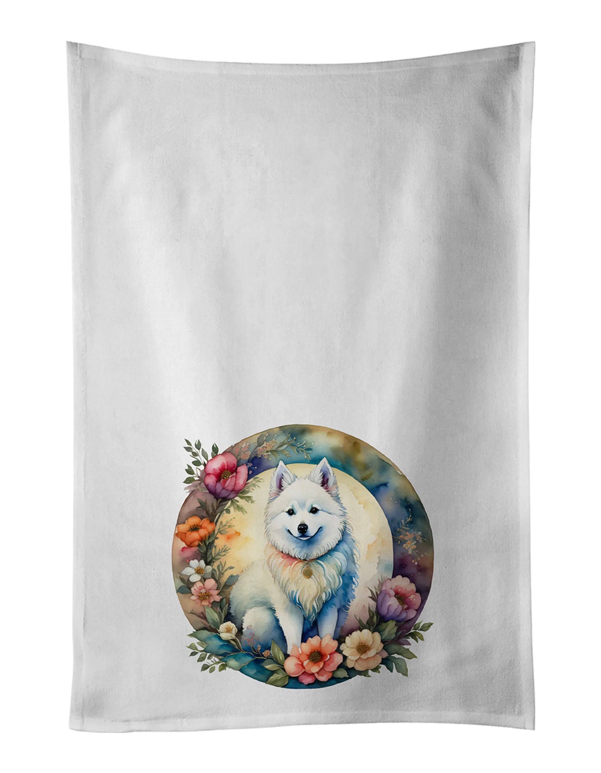Frame of Flowers Kitchen Towel Set of 2 - Size: 28HX19W | Pack Of: 1 | Collection name: Frame of flowers