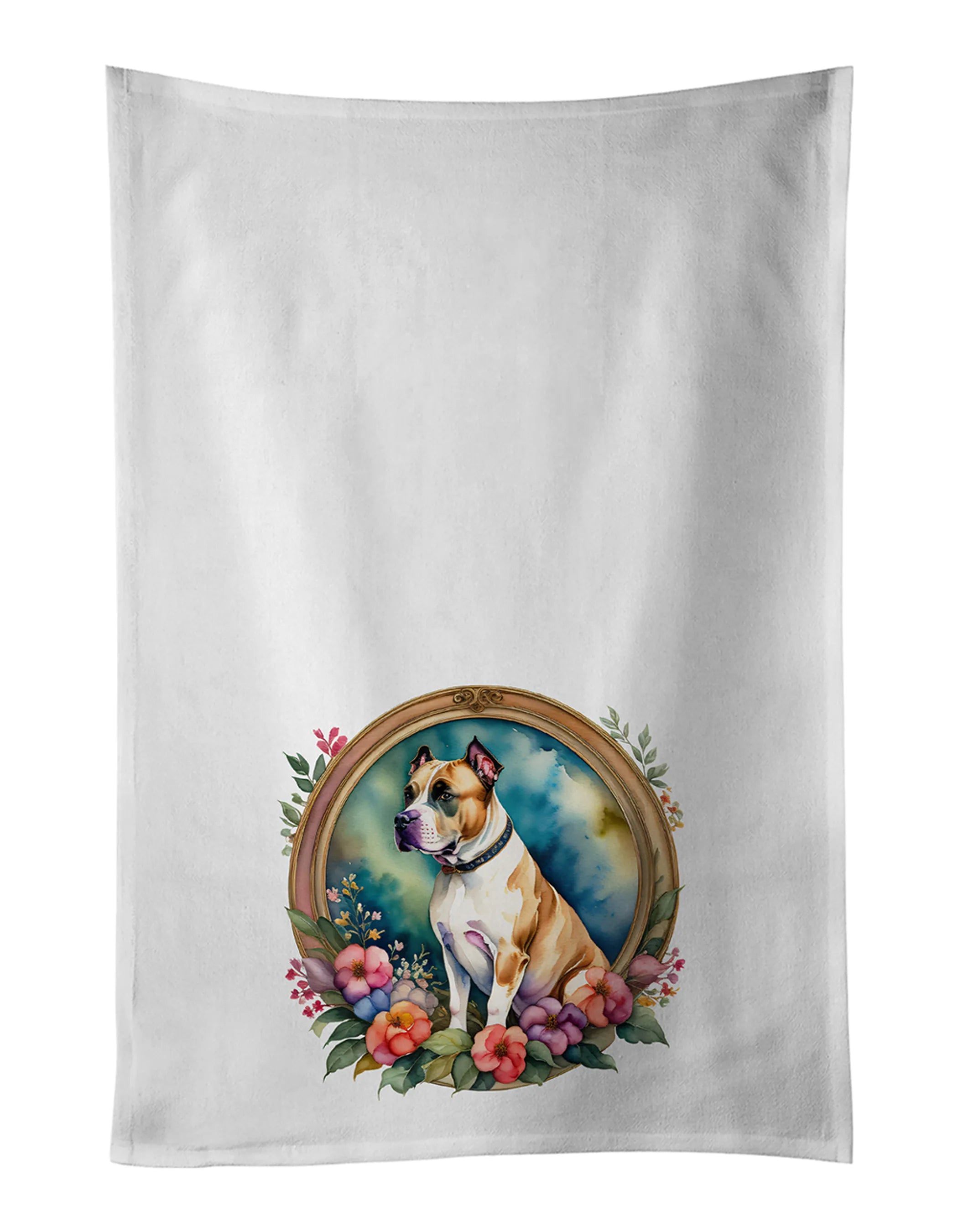 Frame of Flowers Kitchen Towel Set of 2 - Size: 28HX19W | Pack Of: 1 | Collection name: Frame of flowers