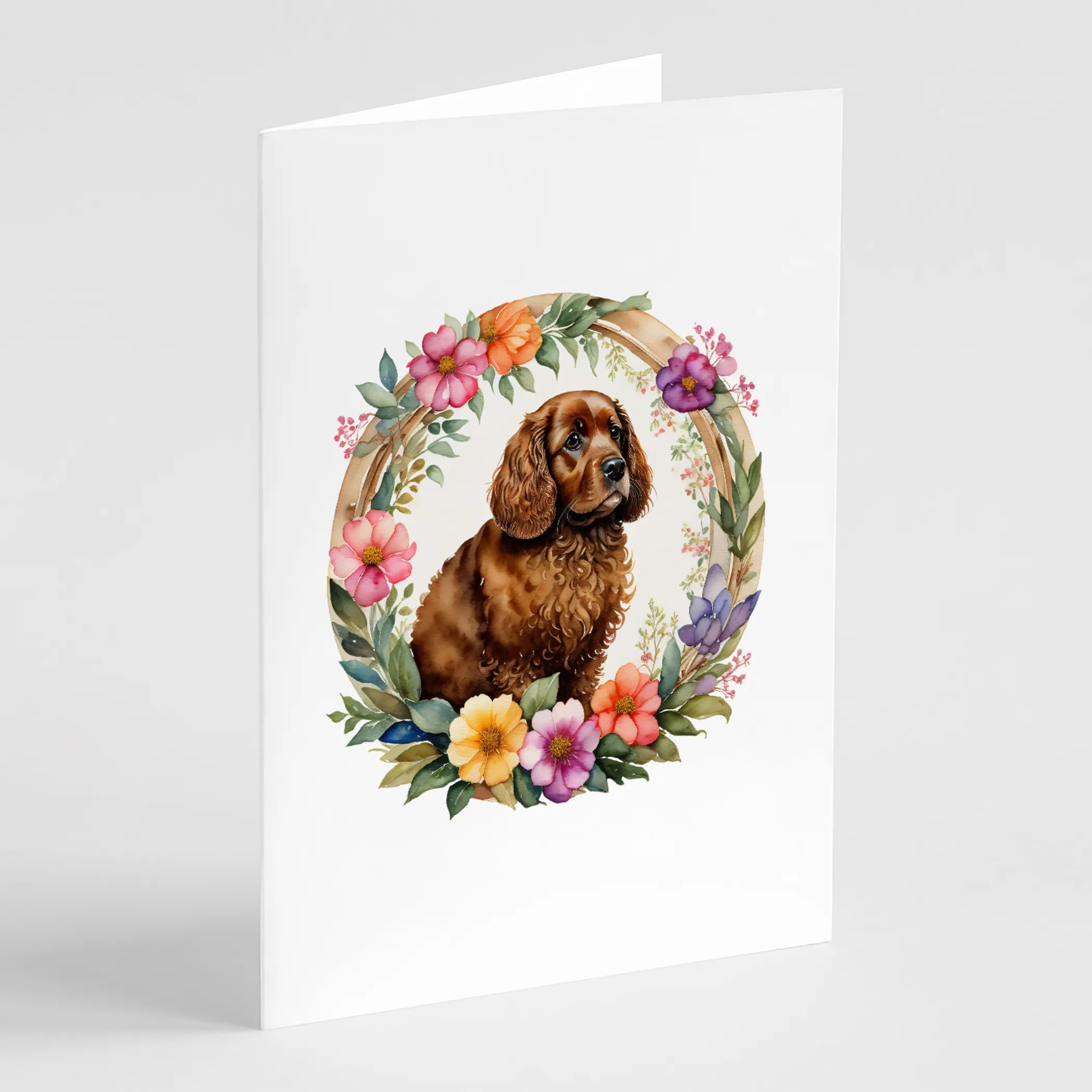 Frame of Flowers Greeting Cards  - Size: 5X7 | Pack Of: 1 | Collection name: Frame of flowers