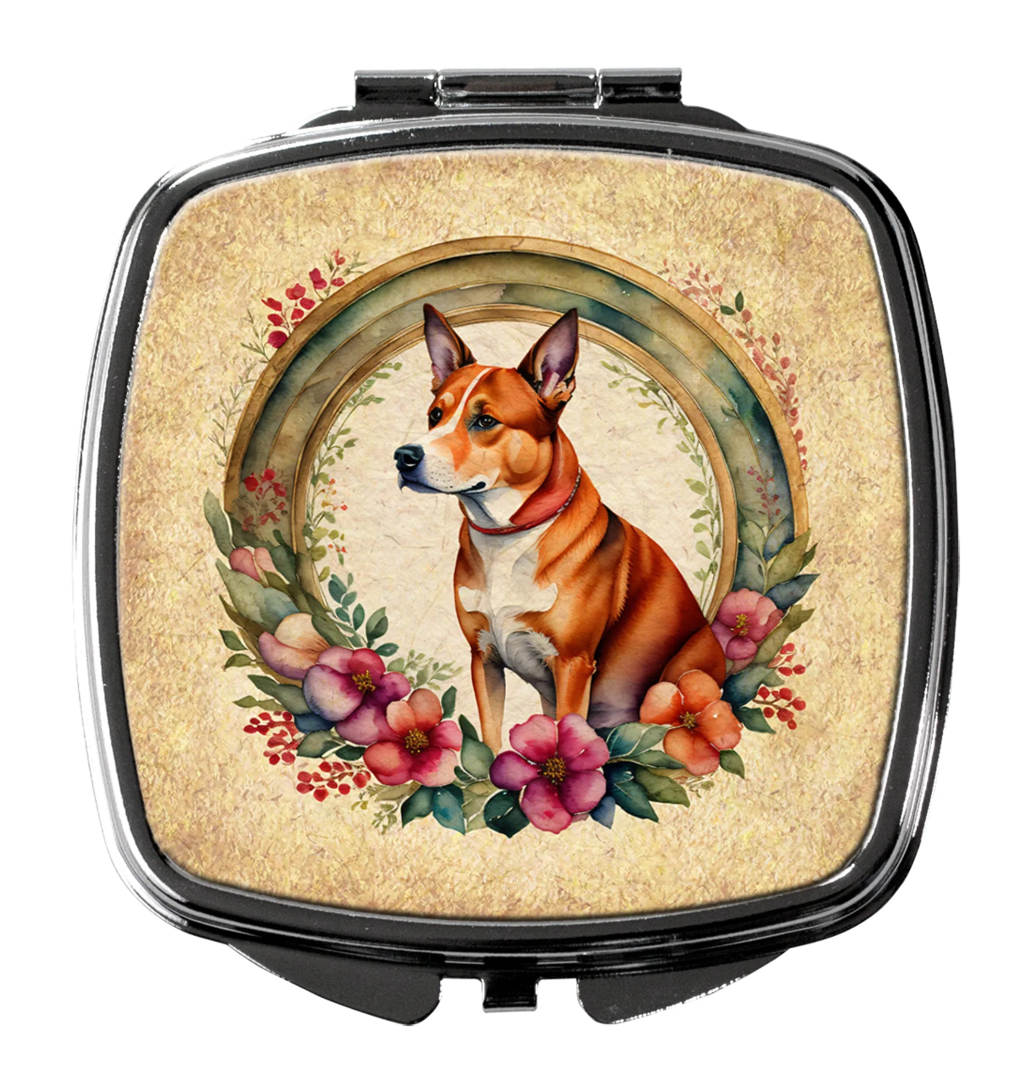 Frame of Flowers Compact Mirror - Pack Of: 1 | Collection name: Frame of flowers