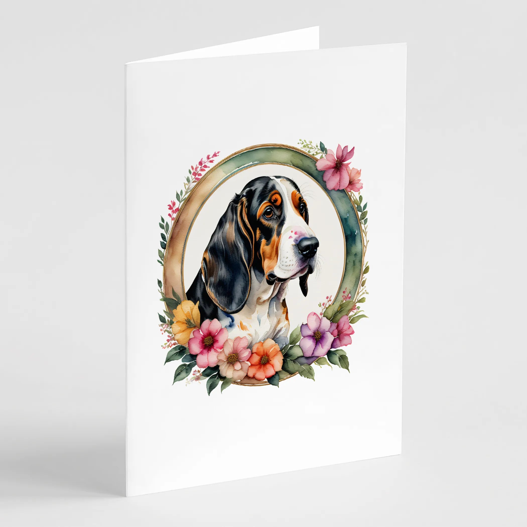 Frame of Flowers Greeting Cards  - Size: 5X7 | Pack Of: 1 | Collection name: Frame of flowers