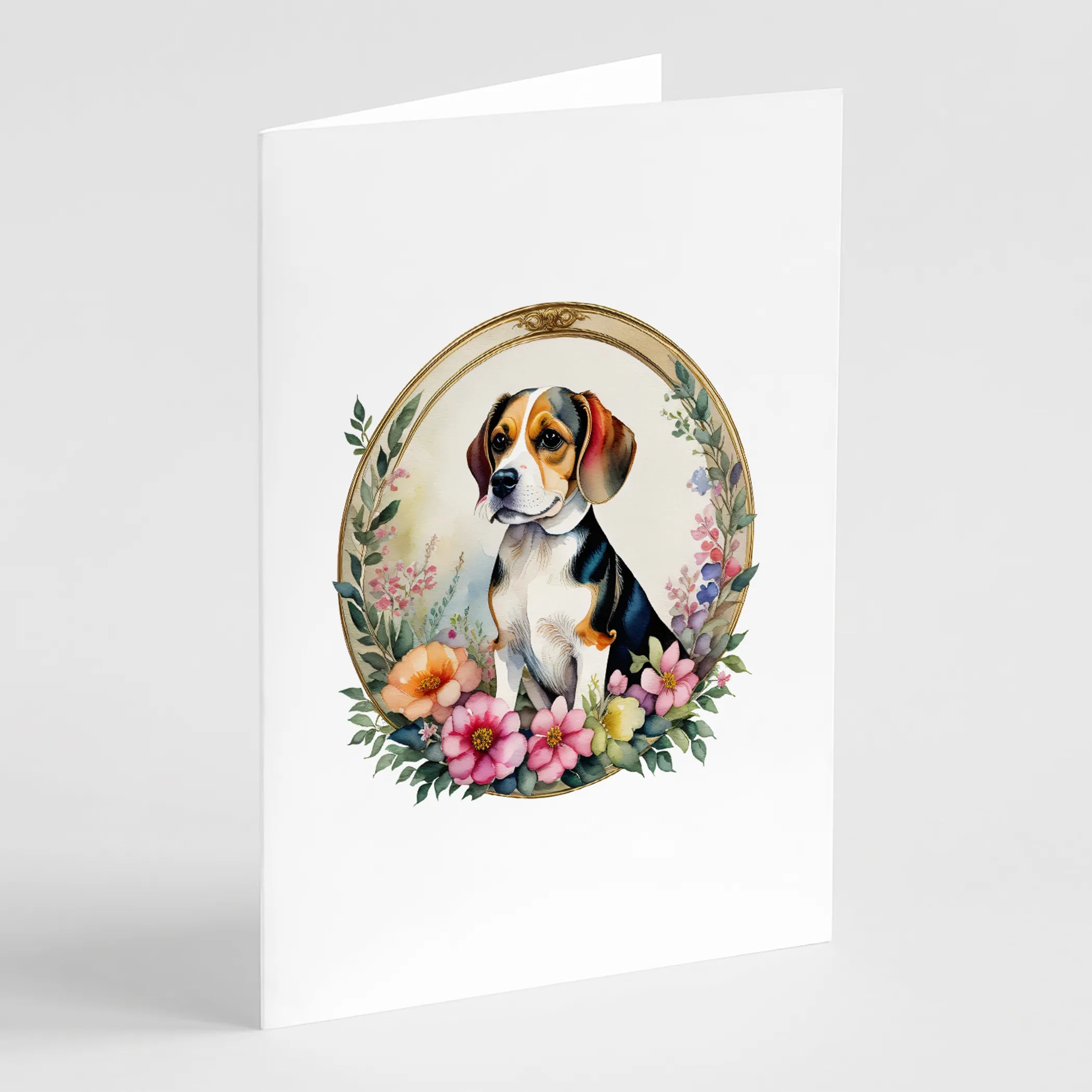 Frame of Flowers Greeting Cards  - Size: 5X7 | Pack Of: 1 | Collection name: Frame of flowers