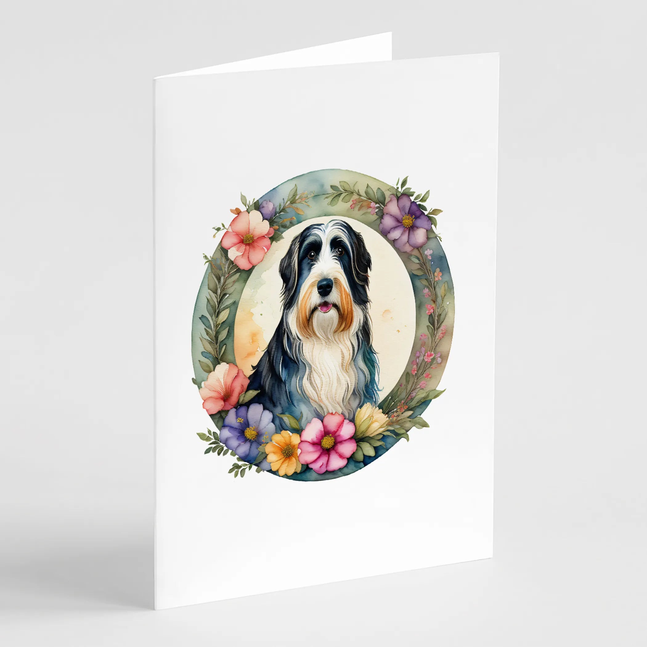 Frame of Flowers Greeting Cards  - Size: 5X7 | Pack Of: 1 | Collection name: Frame of flowers