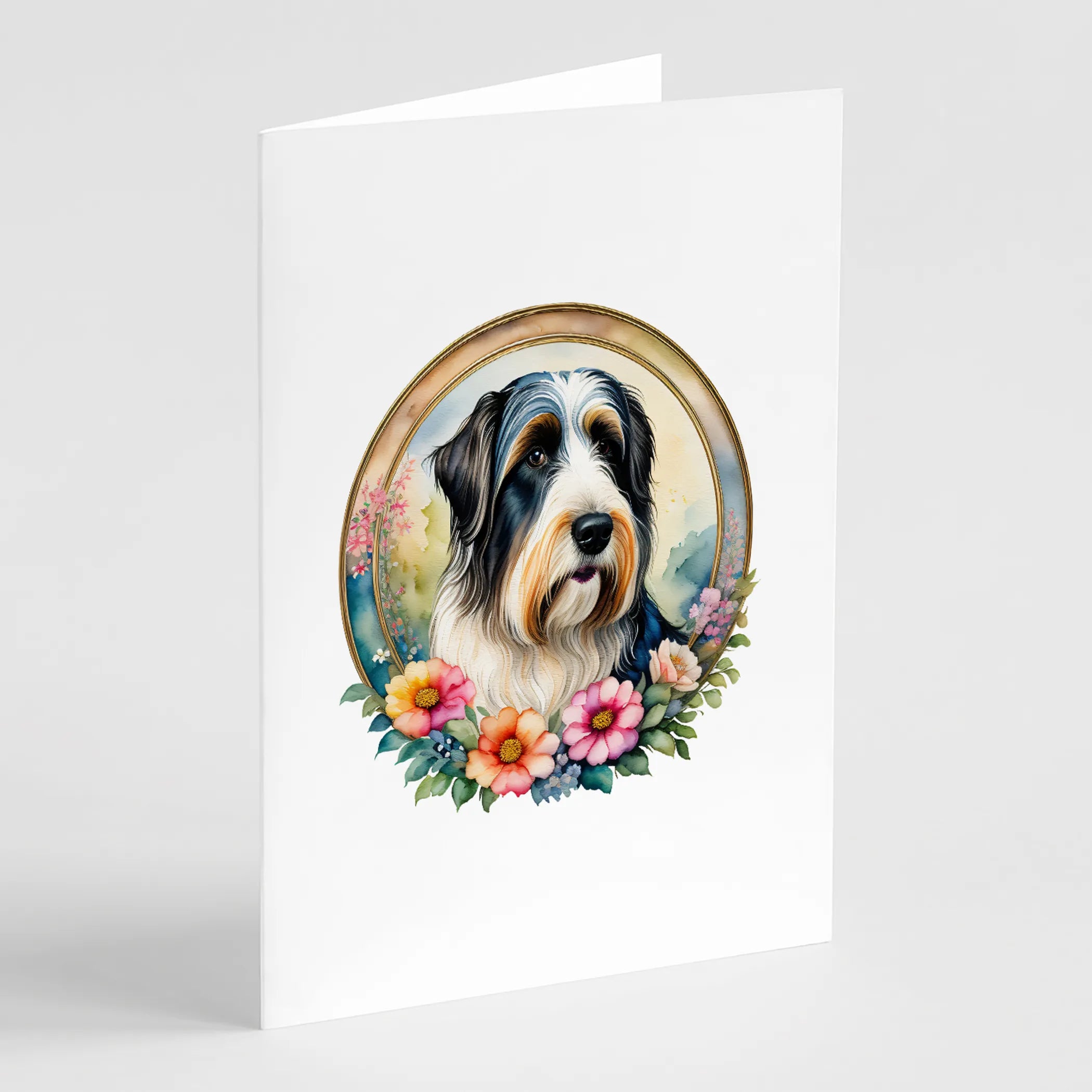 Frame of Flowers Greeting Cards  - Size: 5X7 | Pack Of: 1 | Collection name: Frame of flowers
