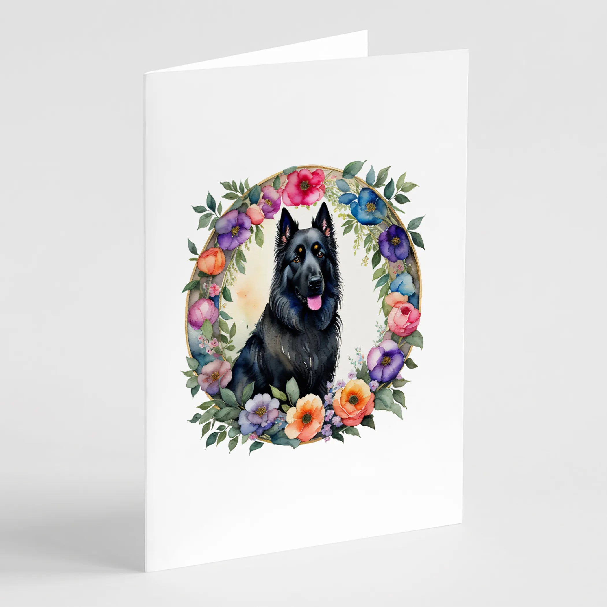 Frame of Flowers Greeting Cards  - Size: 5X7 | Pack Of: 1 | Collection name: Frame of flowers