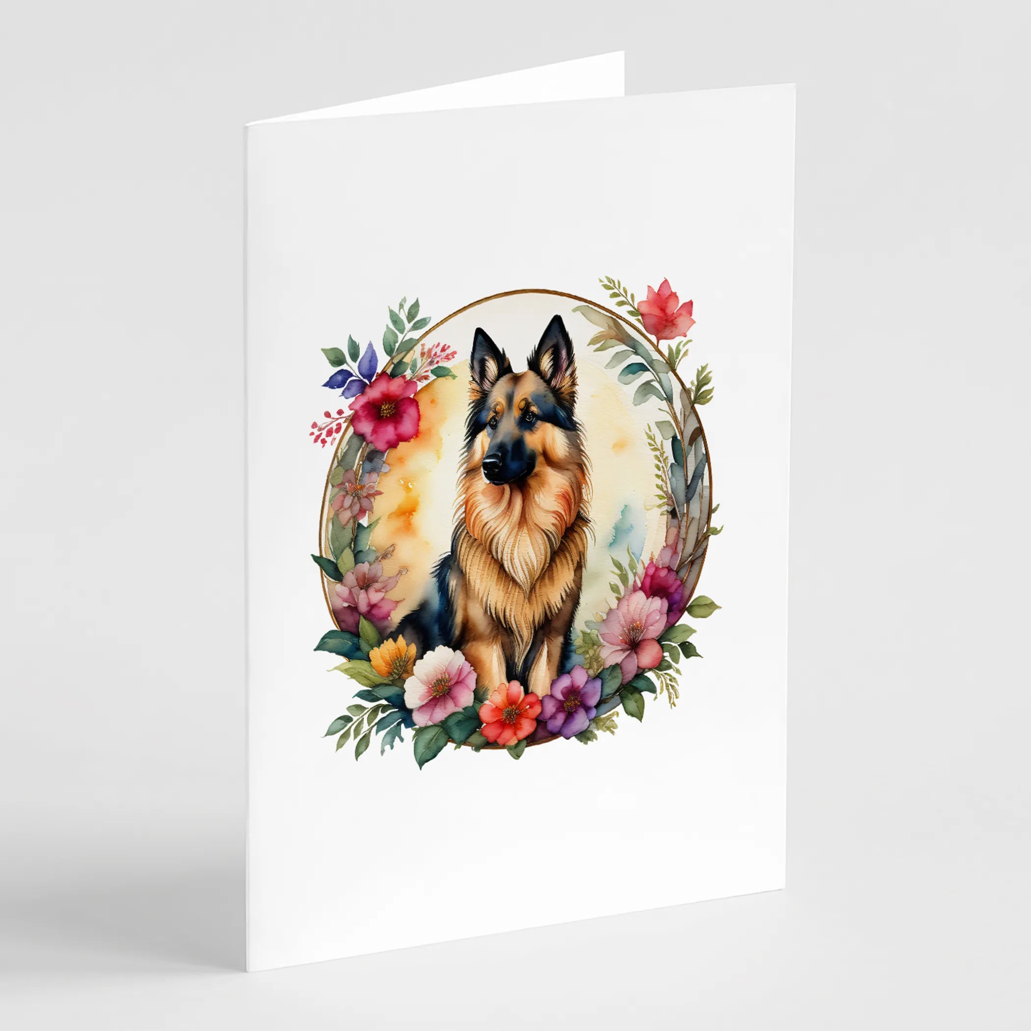 Frame of Flowers Greeting Cards  - Size: 5X7 | Pack Of: 1 | Collection name: Frame of flowers