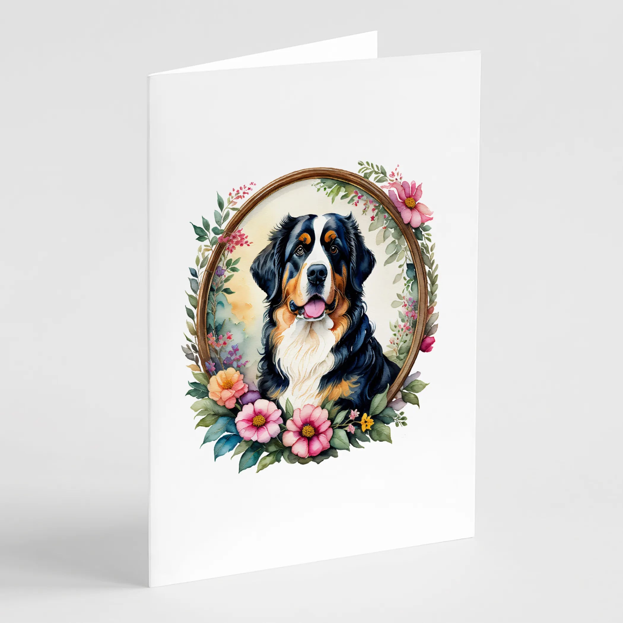 Frame of Flowers Greeting Cards  - Size: 5X7 | Pack Of: 1 | Collection name: Frame of flowers