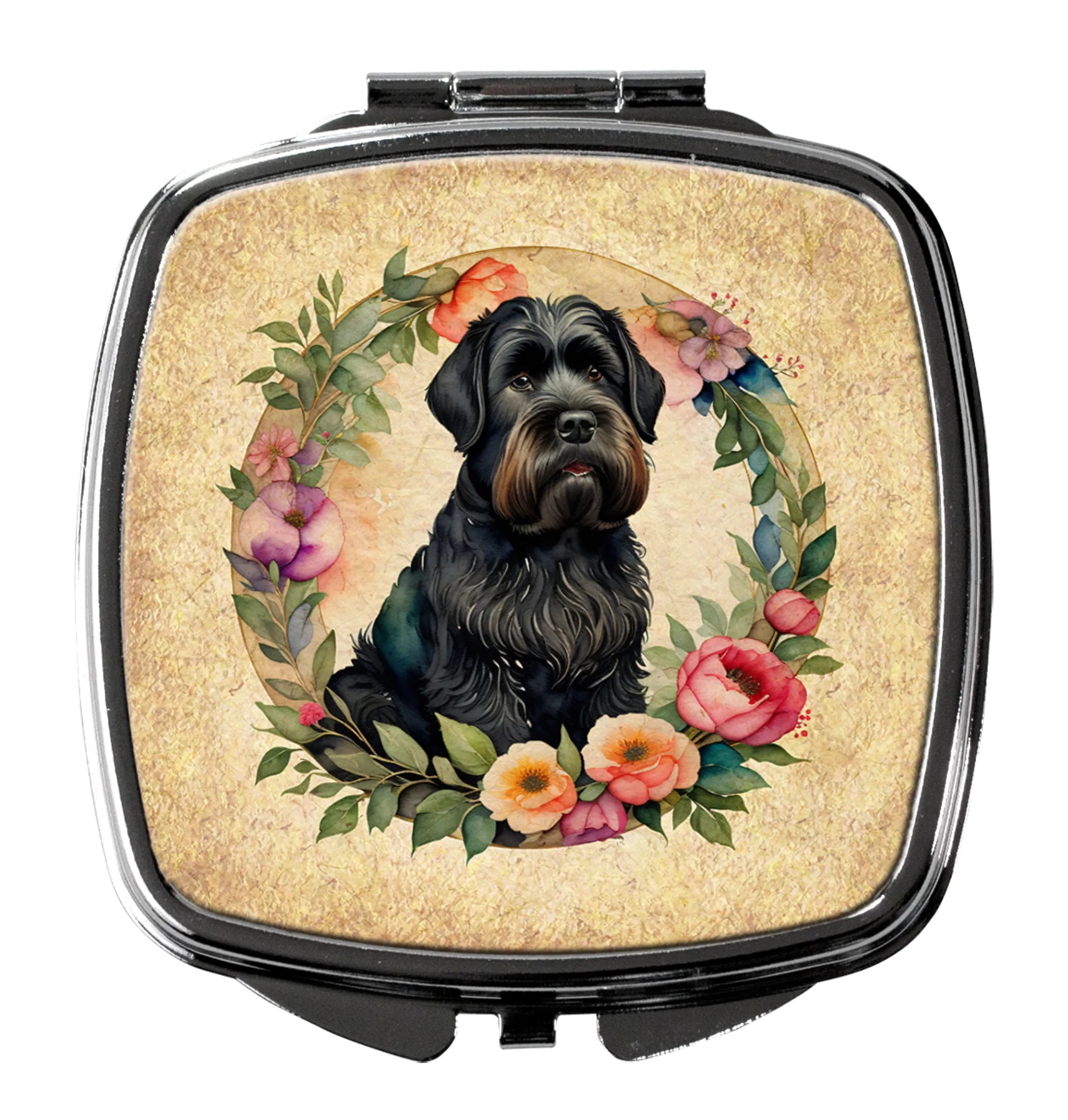 Frame of Flowers Compact Mirror - Pack Of: 1 | Collection name: Frame of flowers