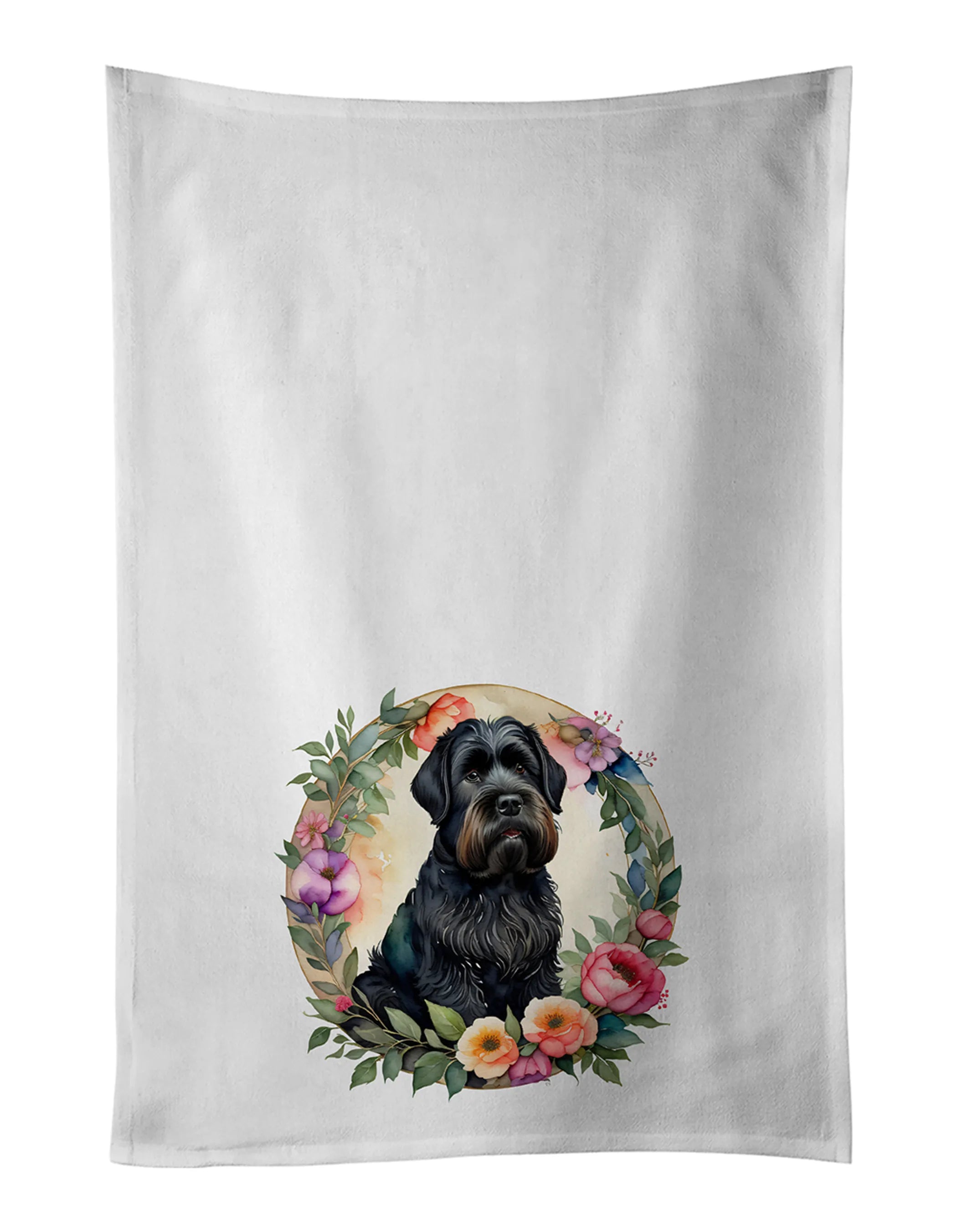 Frame of Flowers Kitchen Towel Set of 2 - Size: 28HX19W | Pack Of: 1 | Collection name: Frame of flowers
