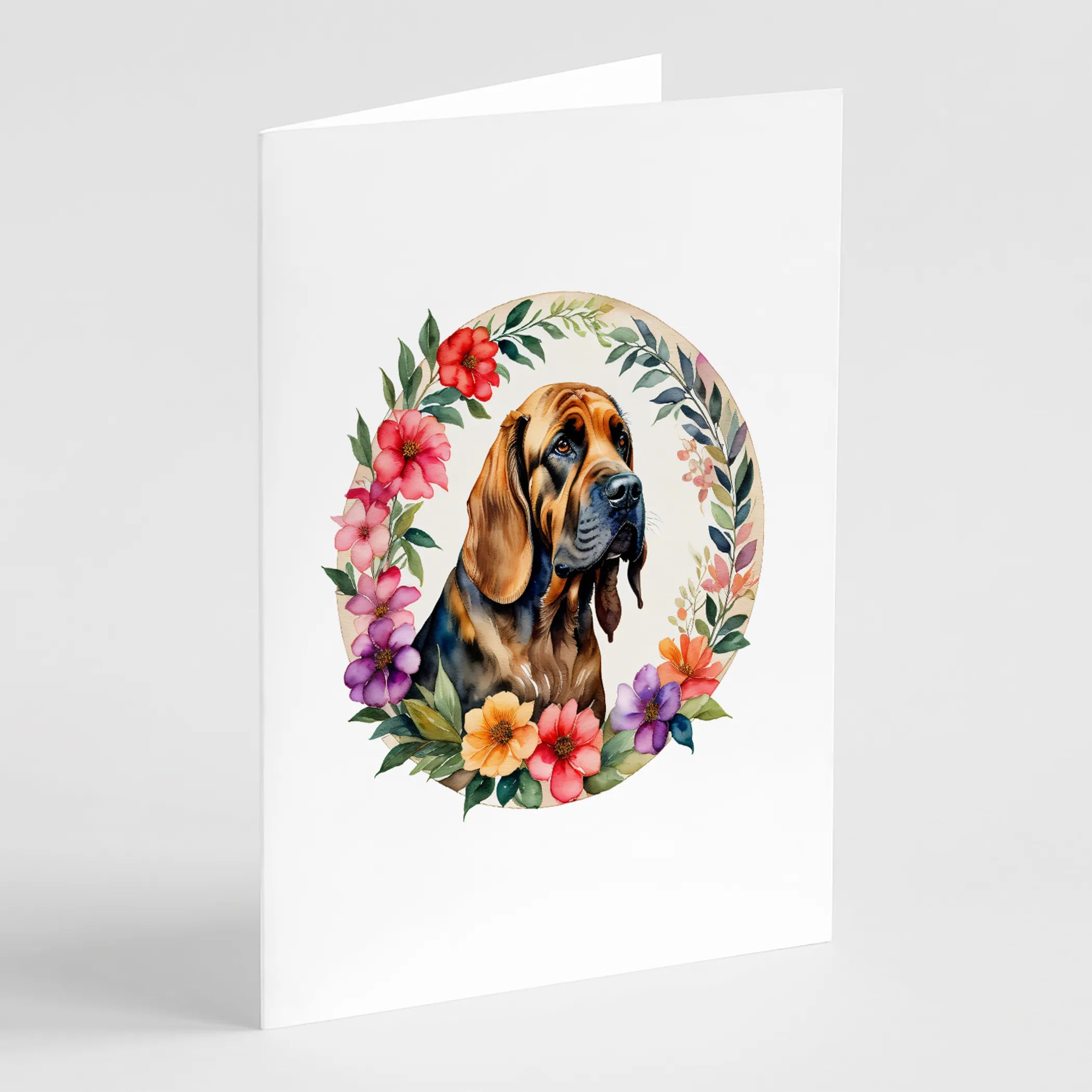 Frame of Flowers Greeting Cards  - Size: 5X7 | Pack Of: 1 | Collection name: Frame of flowers