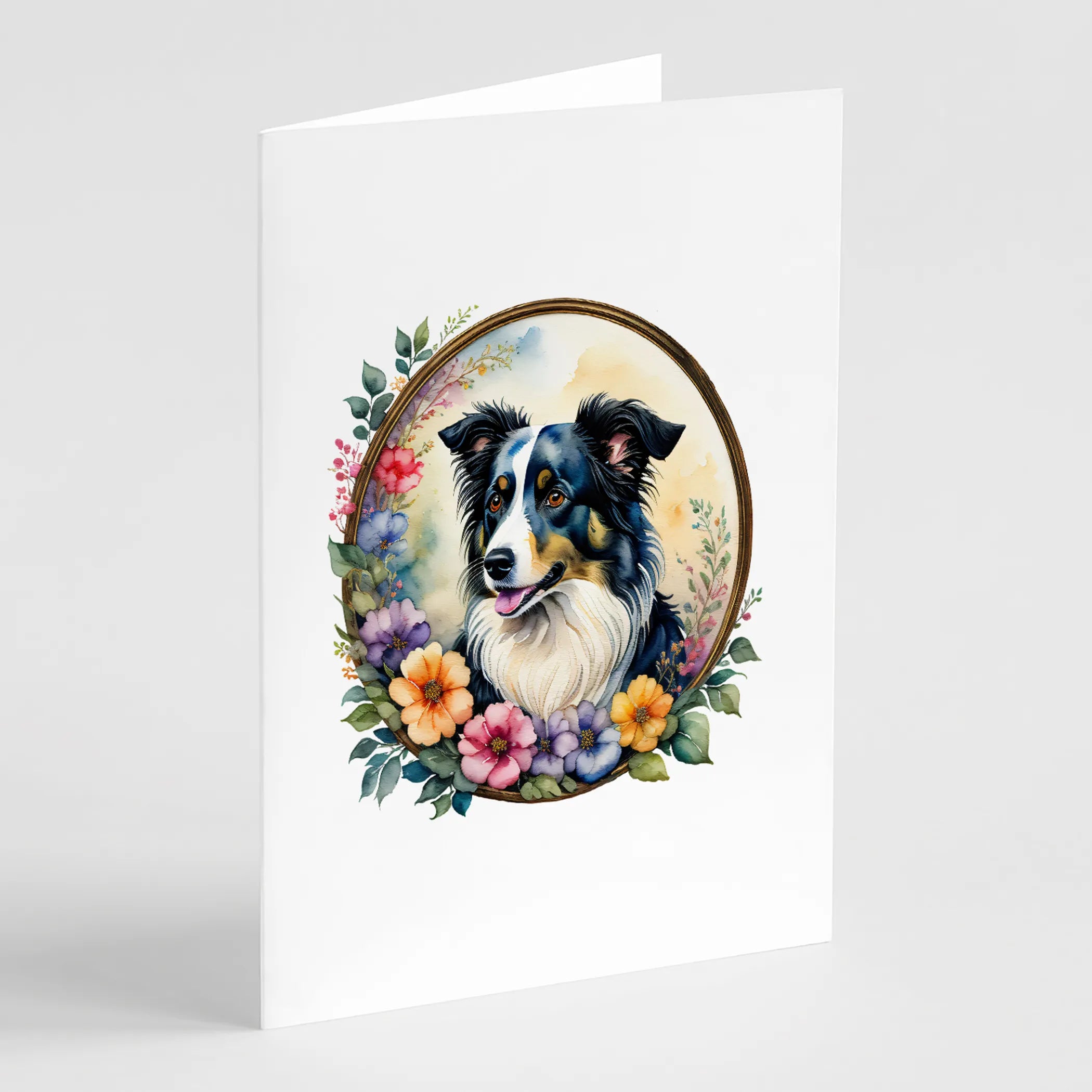 Frame of Flowers Greeting Cards  - Size: 5X7 | Pack Of: 1 | Collection name: Frame of flowers