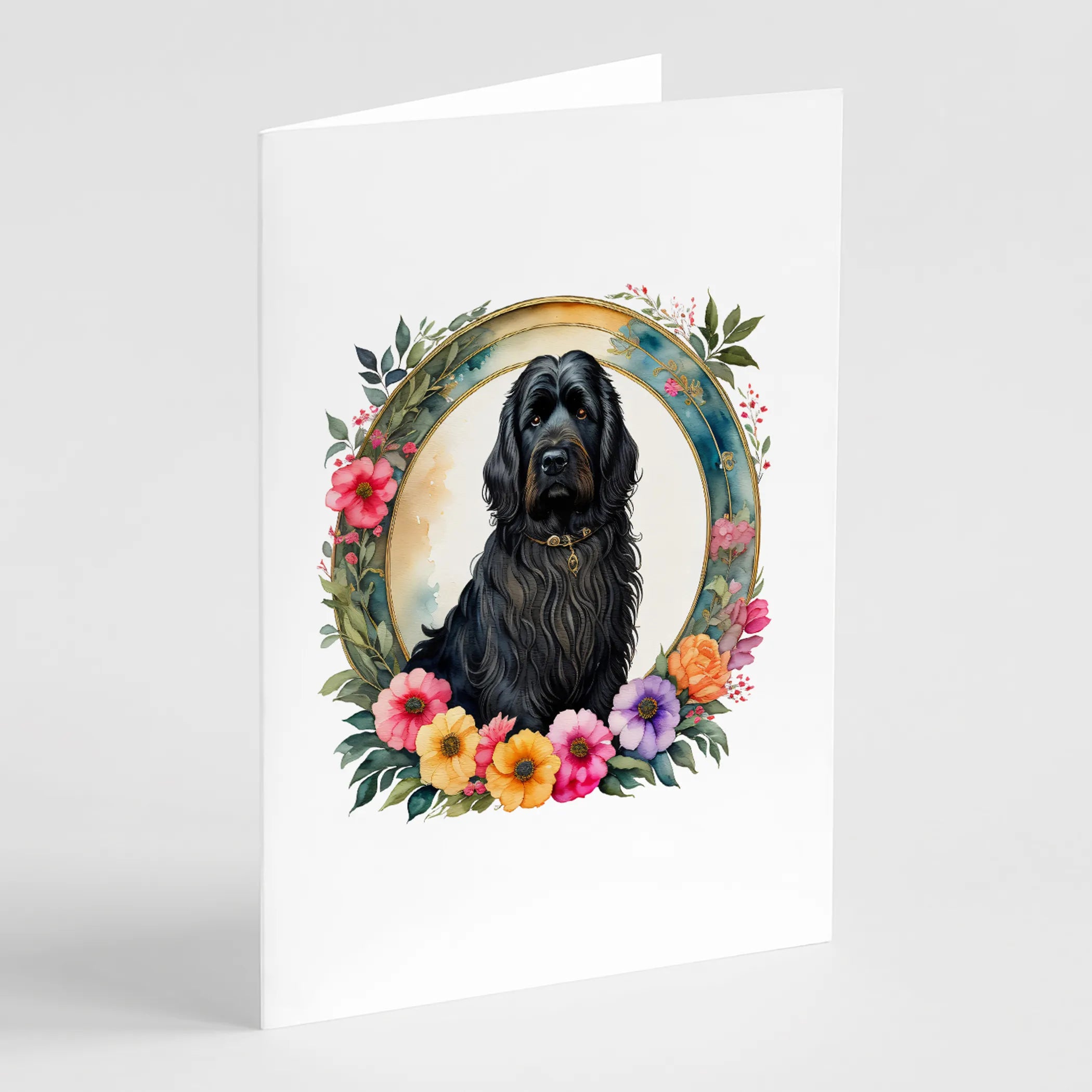 Frame of Flowers Greeting Cards  - Size: 5X7 | Pack Of: 1 | Collection name: Frame of flowers