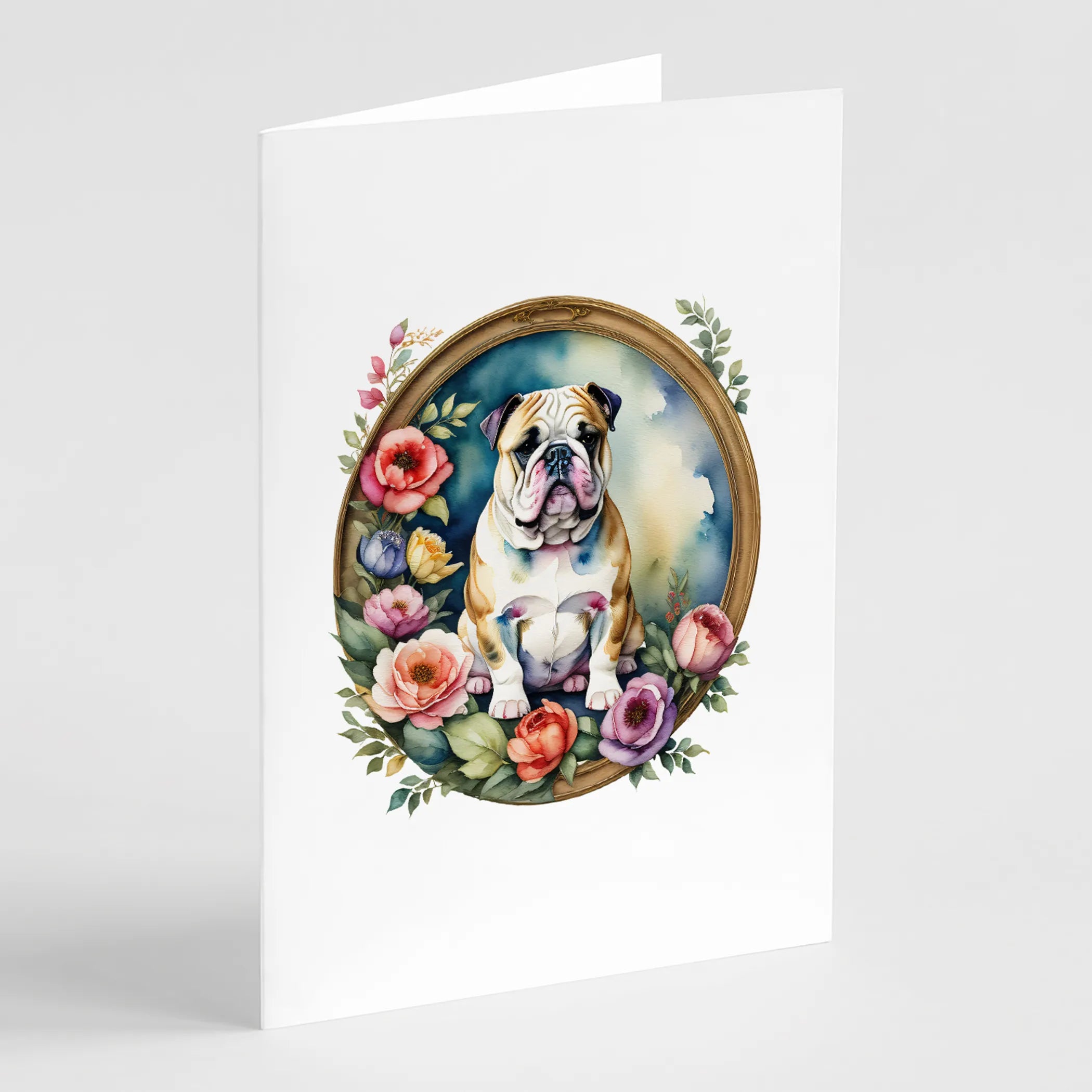 Frame of Flowers Greeting Cards  - Size: 5X7 | Pack Of: 1 | Collection name: Frame of flowers