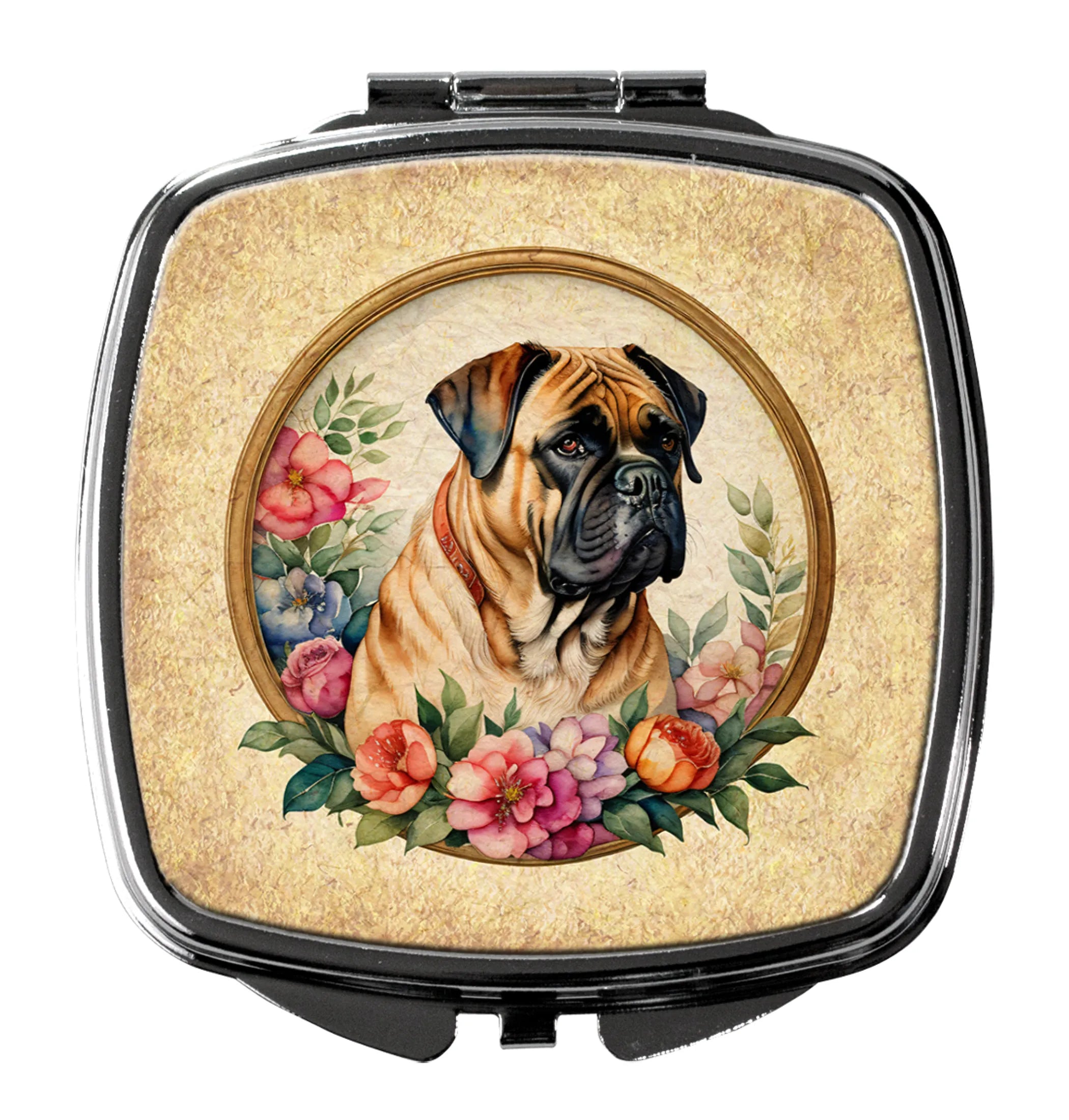 Frame of Flowers Compact Mirror - Pack Of: 1 | Collection name: Frame of flowers
