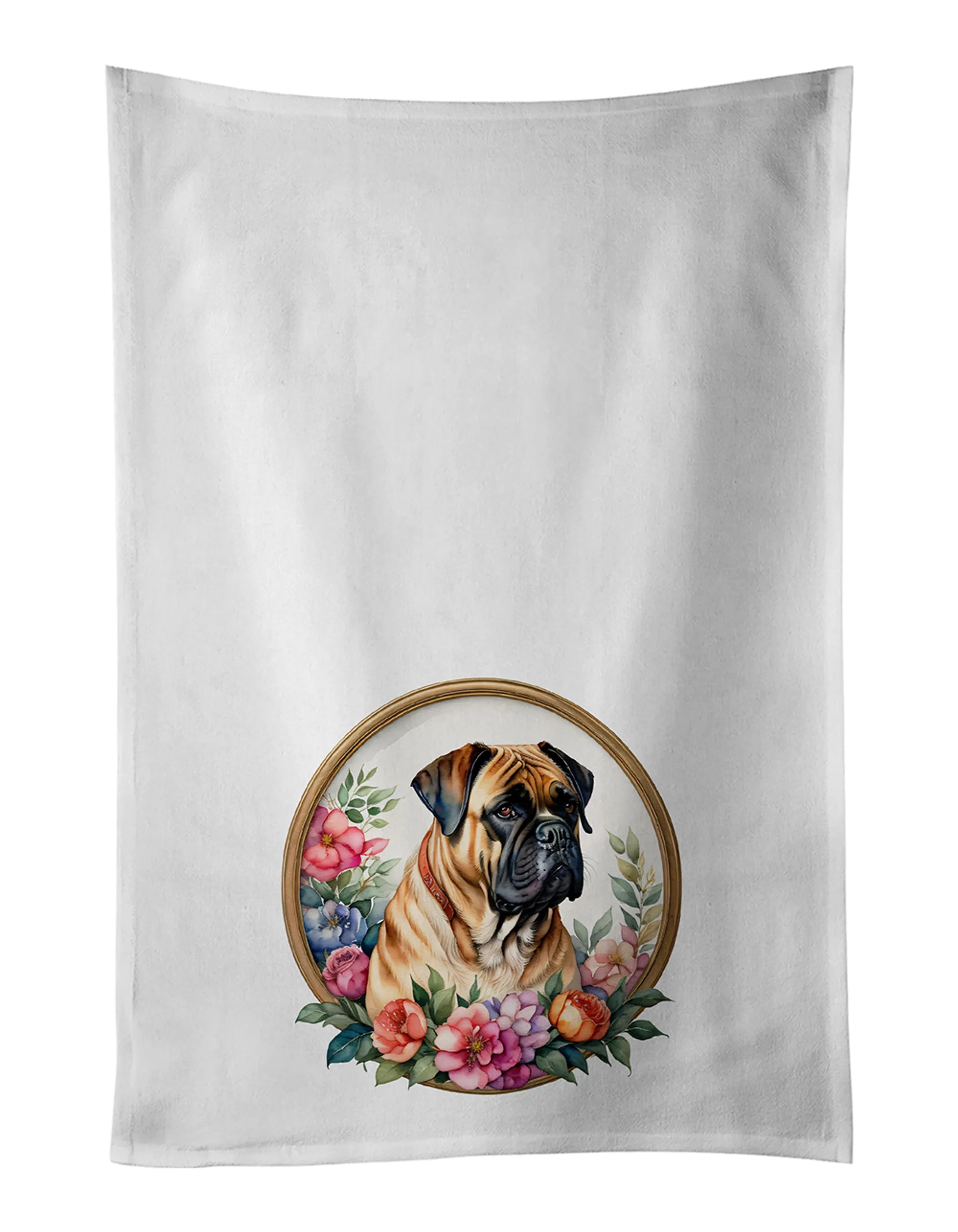 Frame of Flowers Kitchen Towel Set of 2 - Size: 28HX19W | Pack Of: 1 | Collection name: Frame of flowers