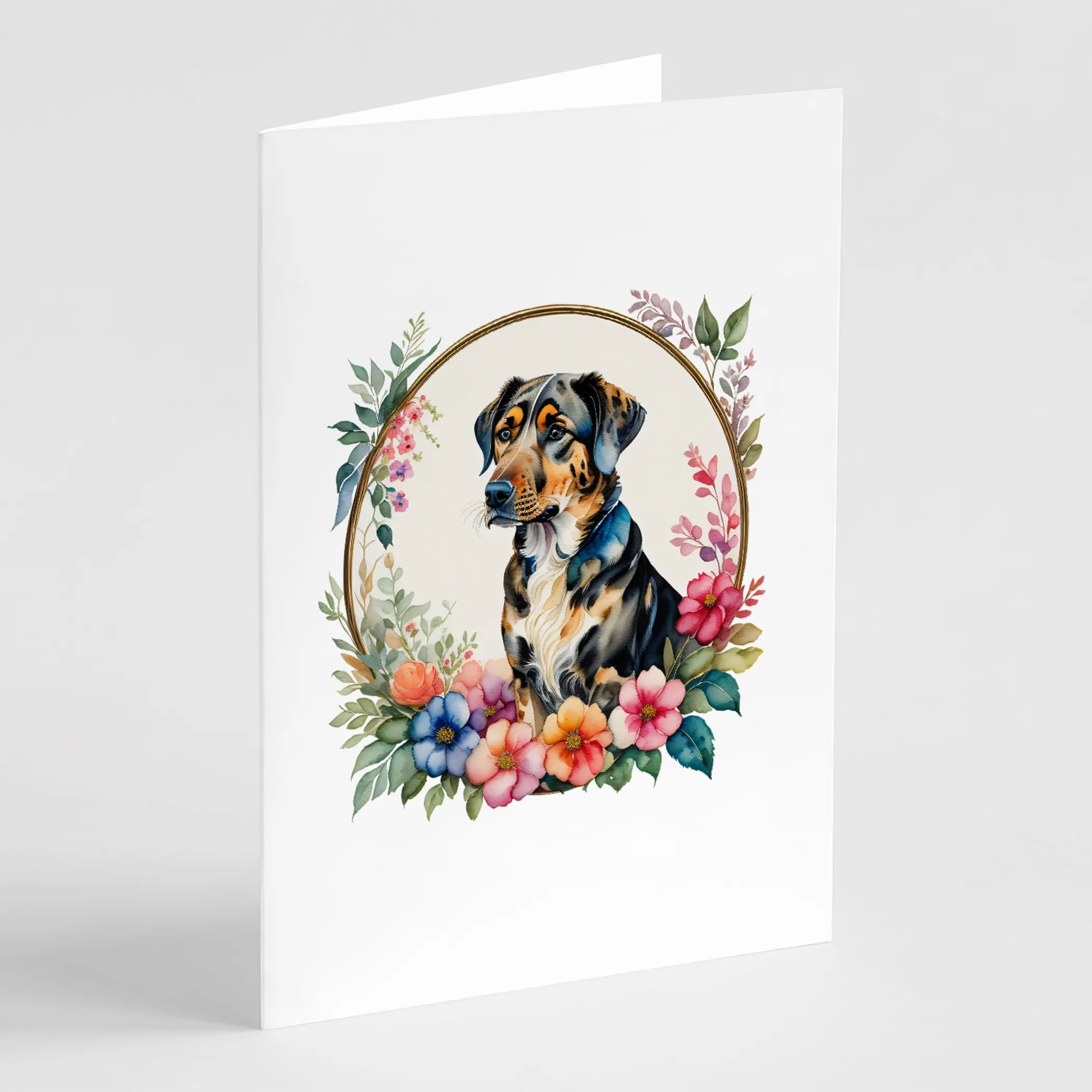 Frame of Flowers Greeting Cards  - Size: 5X7 | Pack Of: 1 | Collection name: Frame of flowers