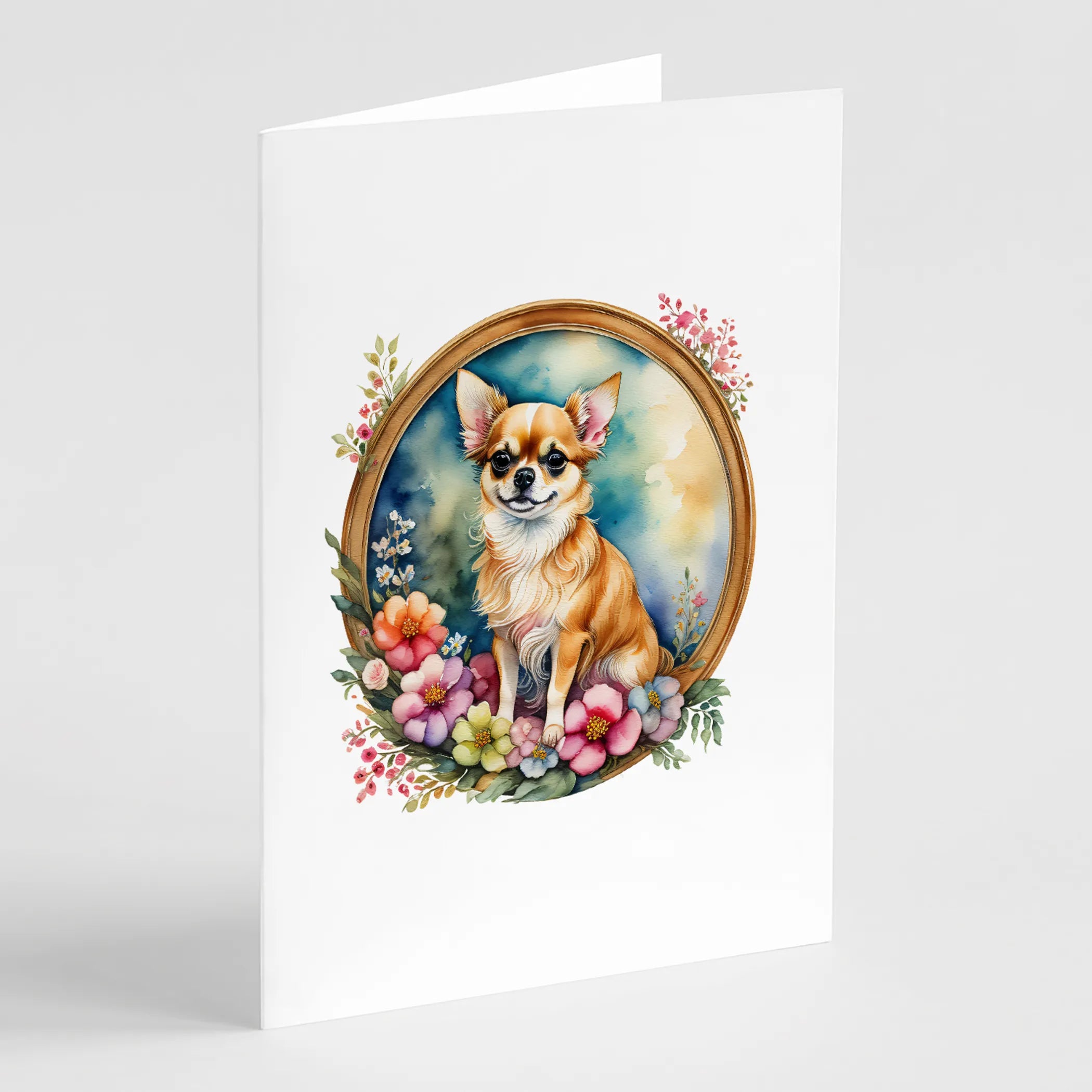 Frame of Flowers Greeting Cards  - Size: 5X7 | Pack Of: 1 | Collection name: Frame of flowers