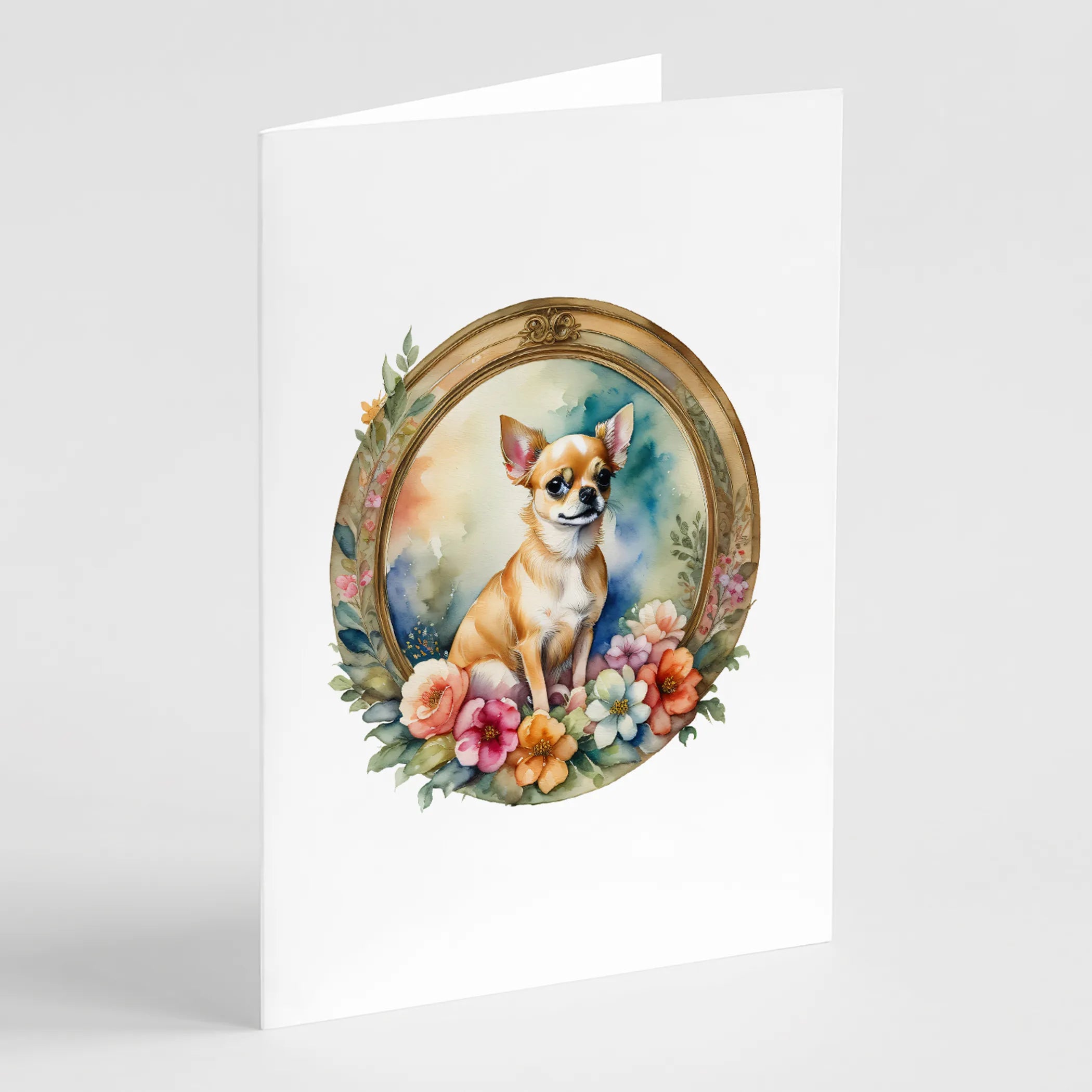 Frame of Flowers Greeting Cards  - Size: 5X7 | Pack Of: 1 | Collection name: Frame of flowers