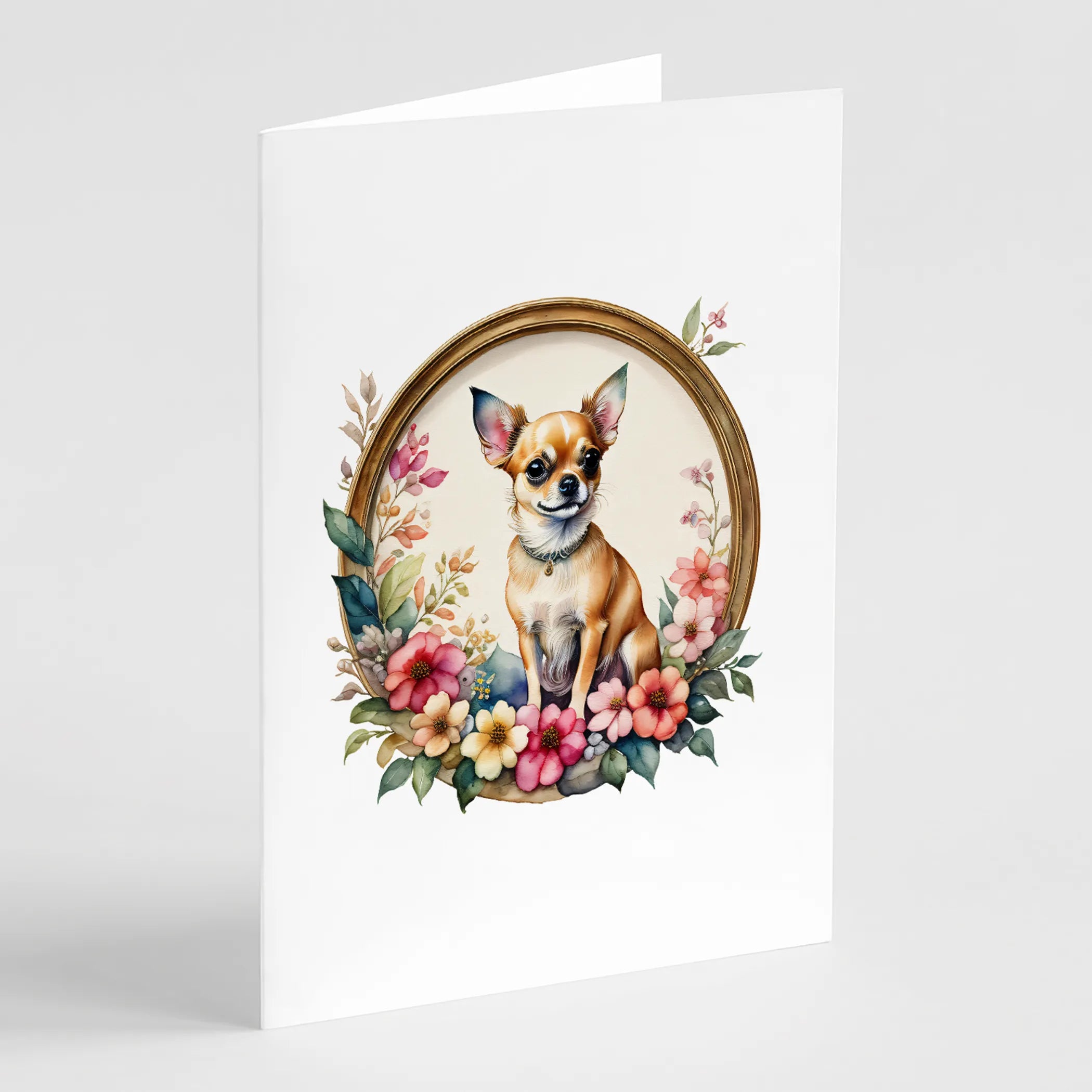 Frame of Flowers Greeting Cards  - Size: 5X7 | Pack Of: 1 | Collection name: Frame of flowers