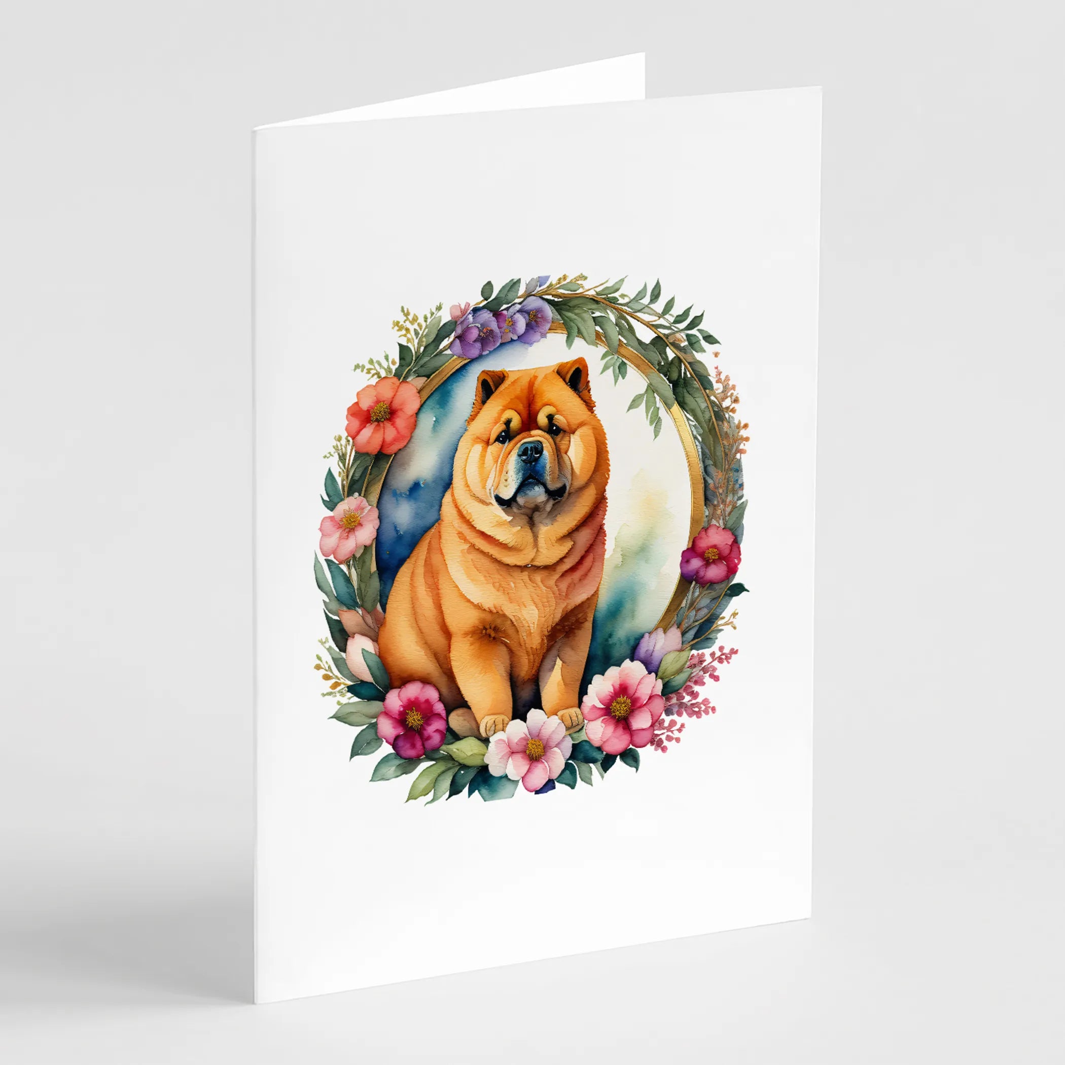 Frame of Flowers Greeting Cards  - Size: 5X7 | Pack Of: 1 | Collection name: Frame of flowers