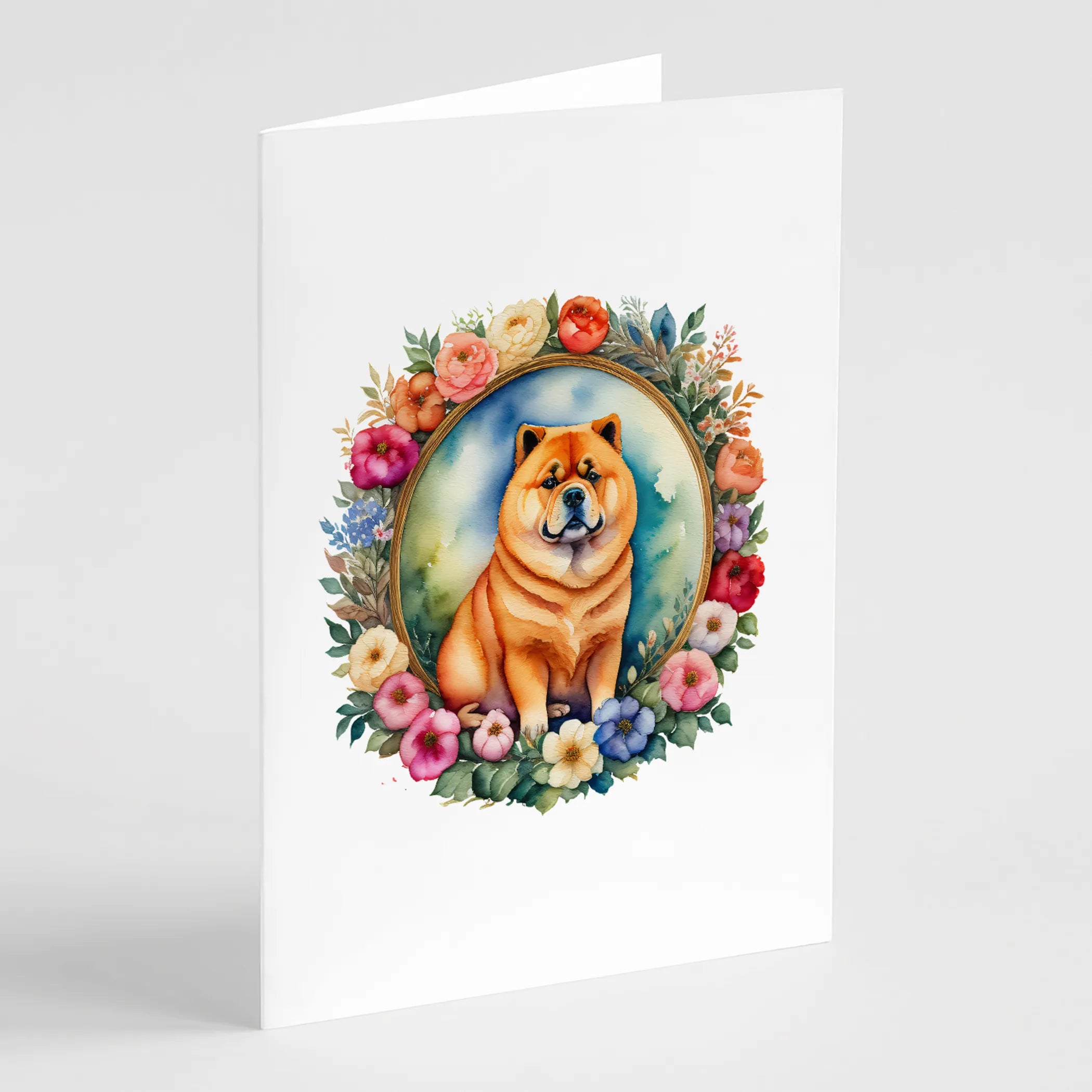 Frame of Flowers Greeting Cards  - Size: 5X7 | Pack Of: 1 | Collection name: Frame of flowers
