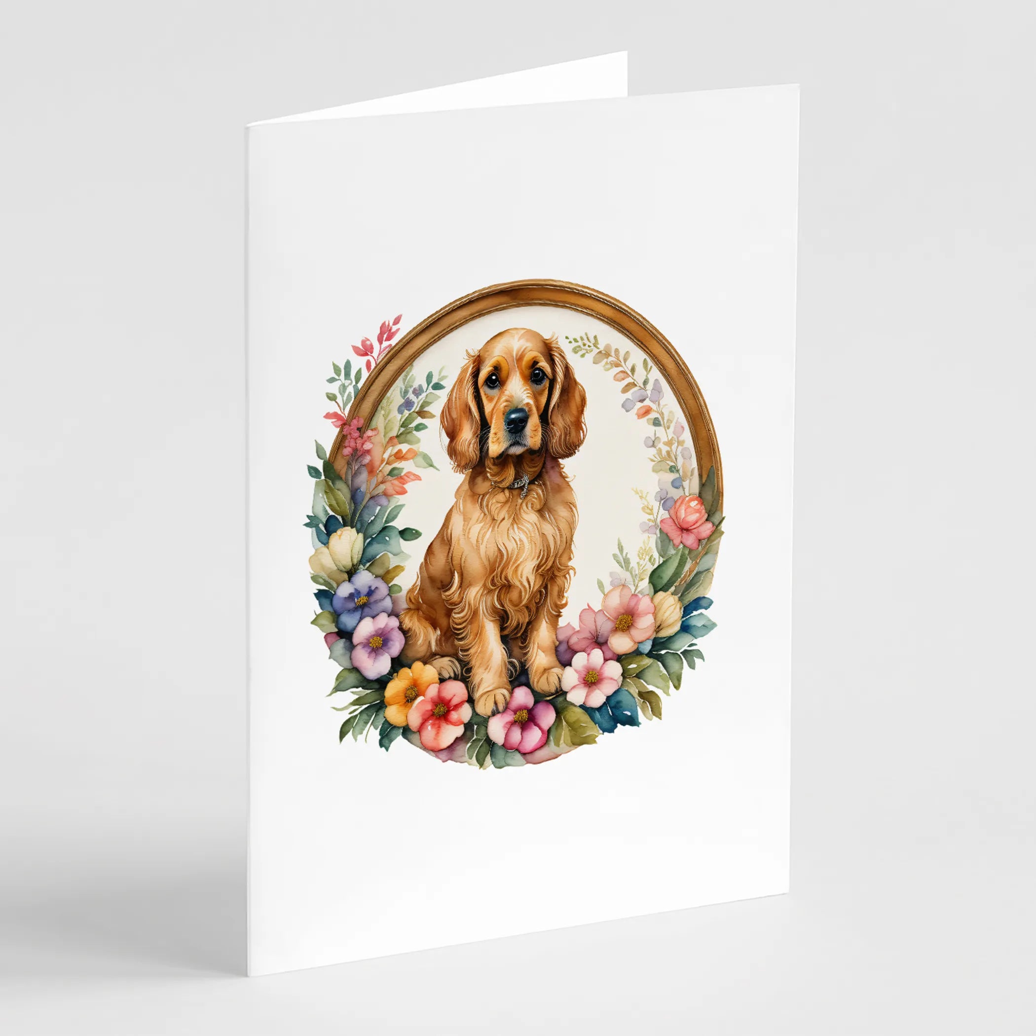 Frame of Flowers Greeting Cards  - Size: 5X7 | Pack Of: 1 | Collection name: Frame of flowers