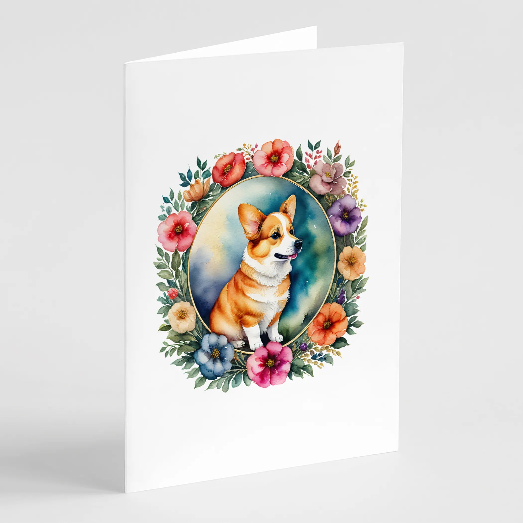 Frame of Flowers Greeting Cards  - Size: 5X7 | Pack Of: 1 | Collection name: Frame of flowers