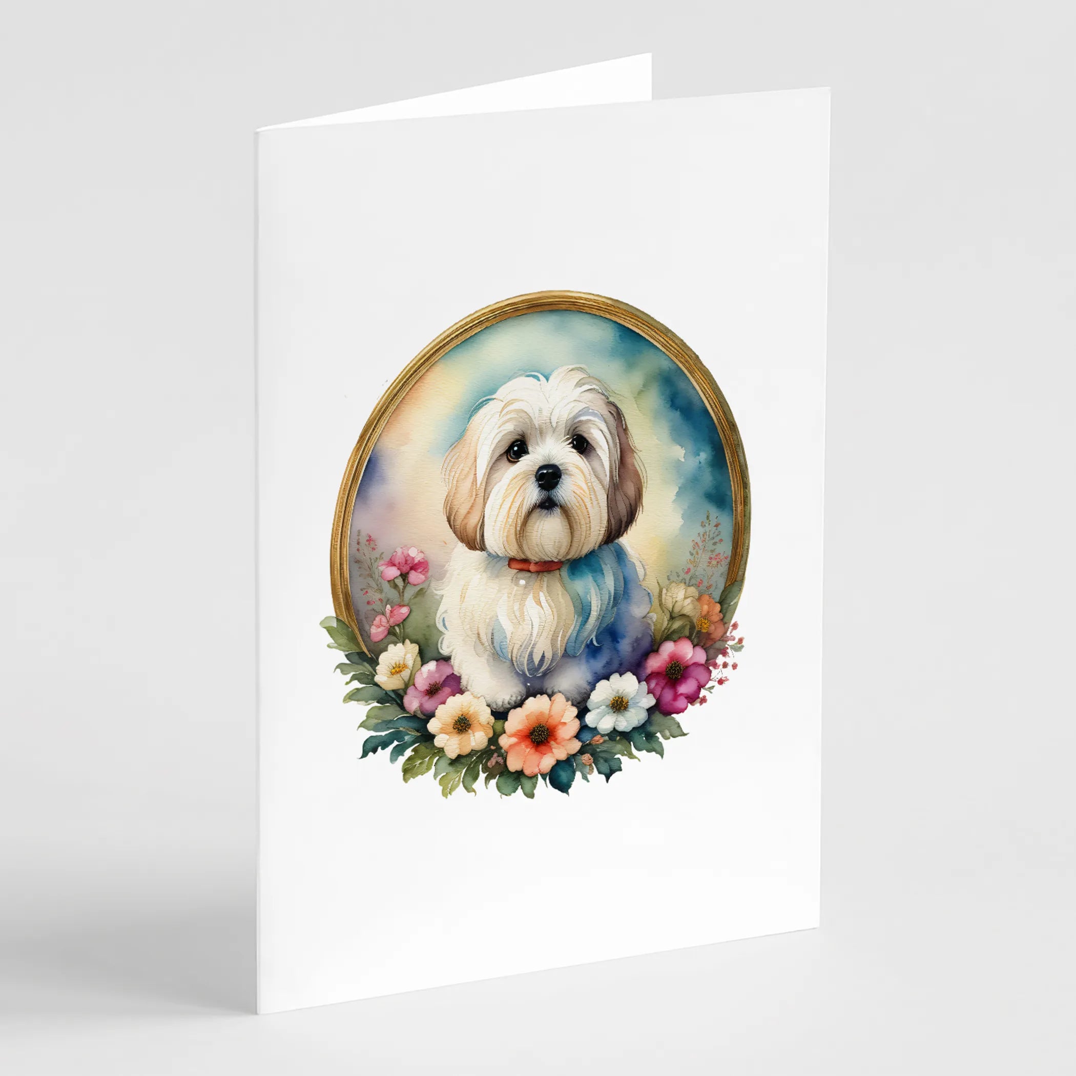 Frame of Flowers Greeting Cards  - Size: 5X7 | Pack Of: 1 | Collection name: Frame of flowers