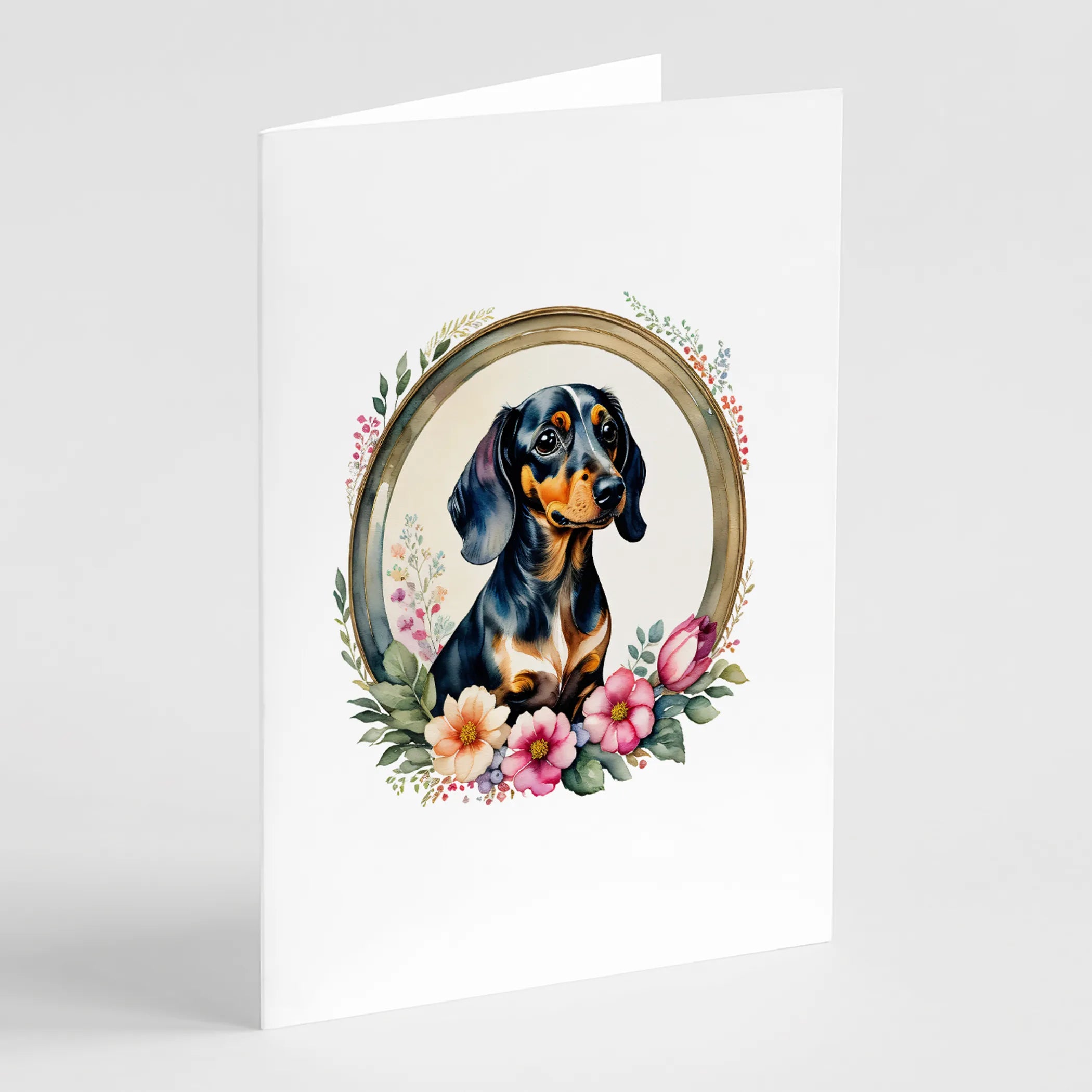 Frame of Flowers Greeting Cards  - Size: 5X7 | Pack Of: 1 | Collection name: Frame of flowers
