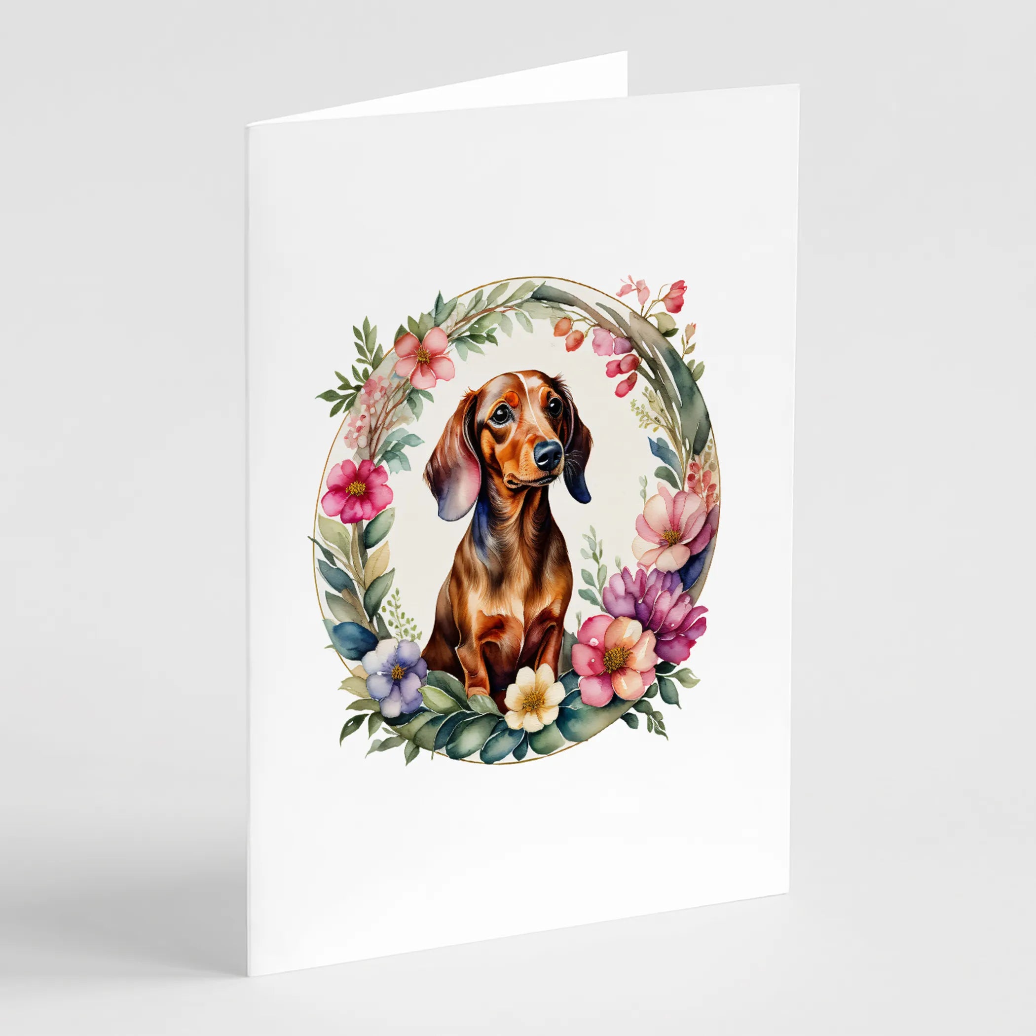 Frame of Flowers Greeting Cards  - Size: 5X7 | Pack Of: 1 | Collection name: Frame of flowers