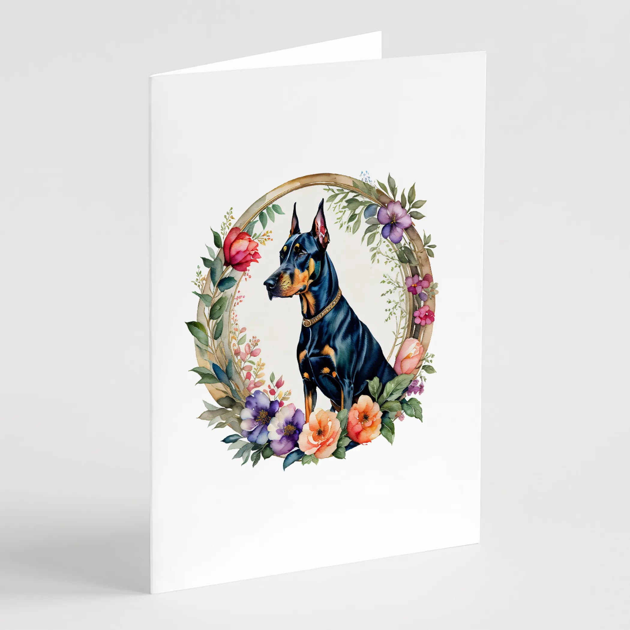 Frame of Flowers Greeting Cards  - Size: 5X7 | Pack Of: 1 | Collection name: Frame of flowers