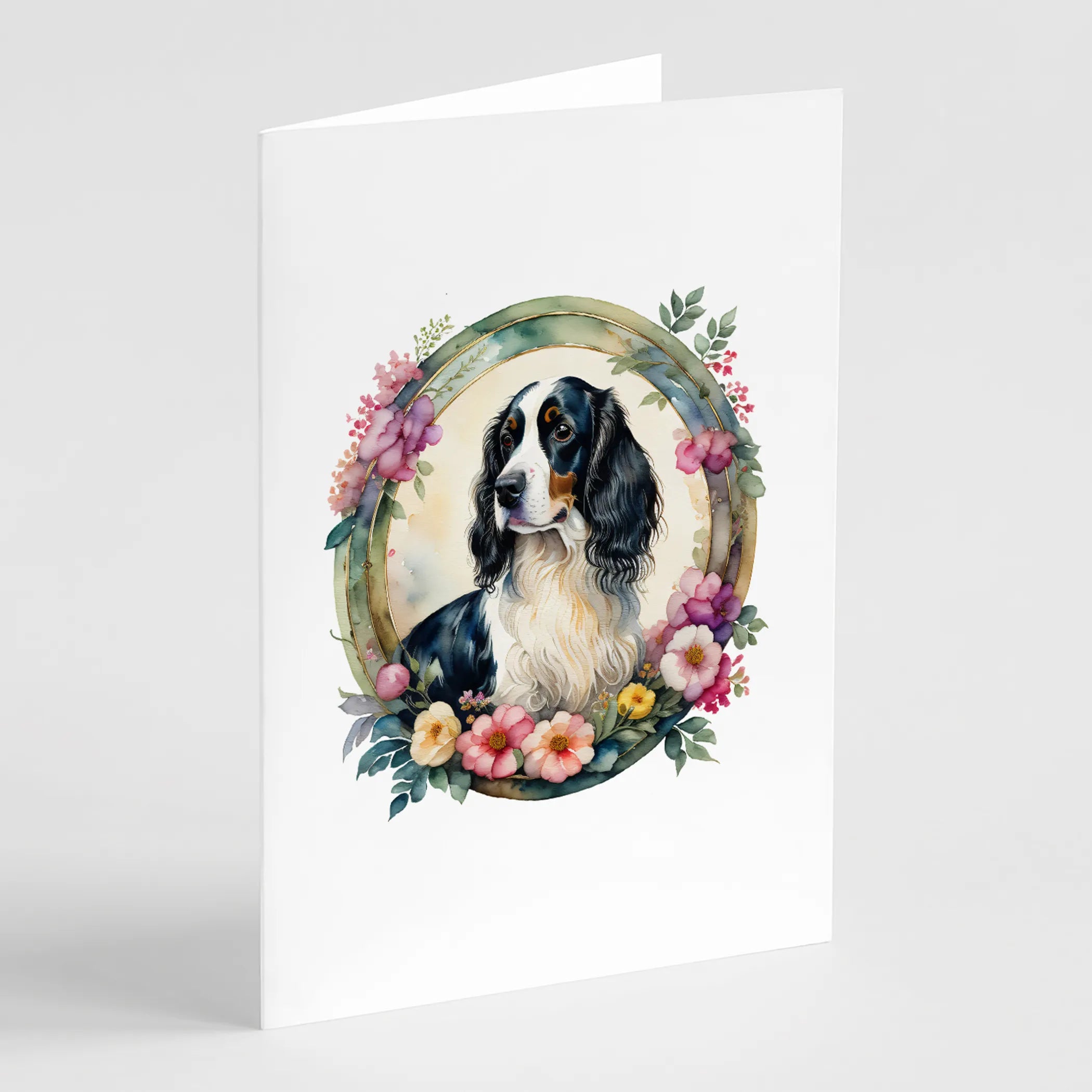 Frame of Flowers Greeting Cards  - Size: 5X7 | Pack Of: 1 | Collection name: Frame of flowers