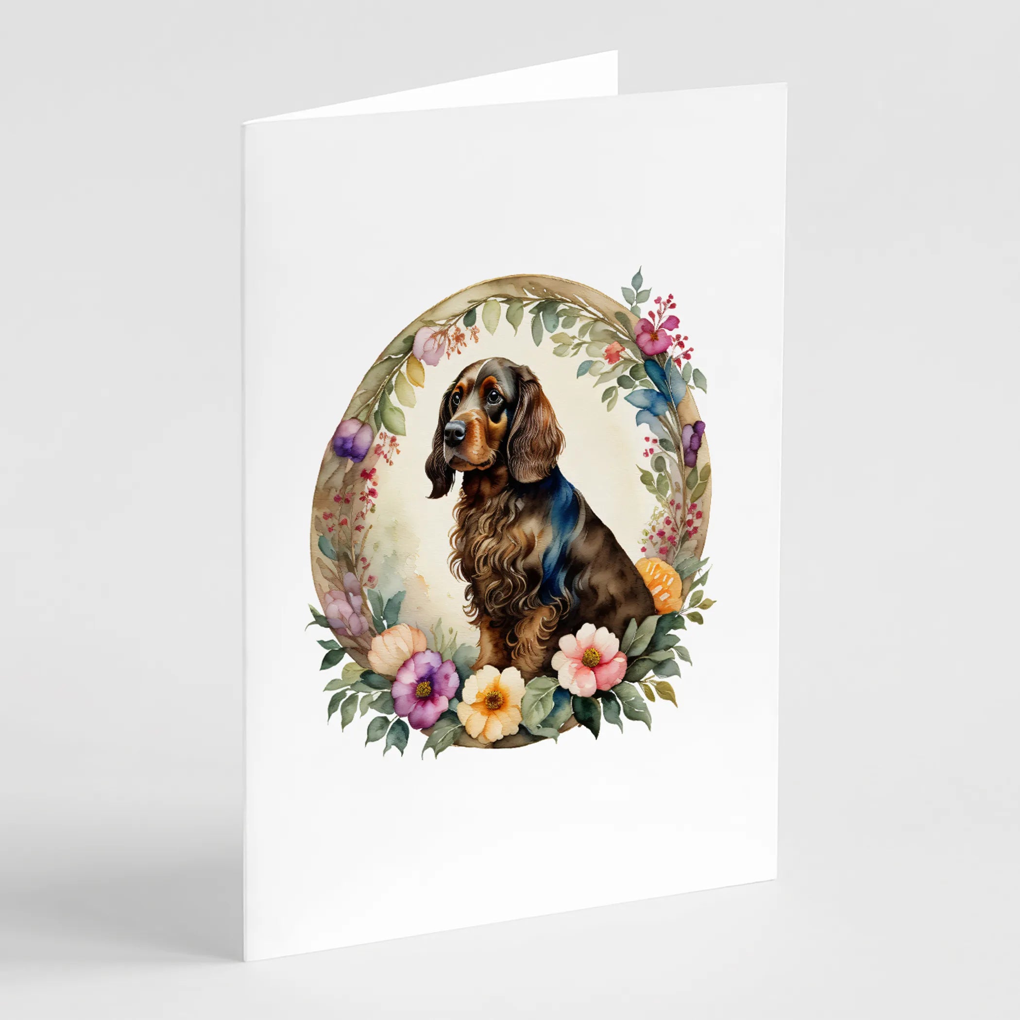 Frame of Flowers Greeting Cards  - Size: 5X7 | Pack Of: 1 | Collection name: Frame of flowers