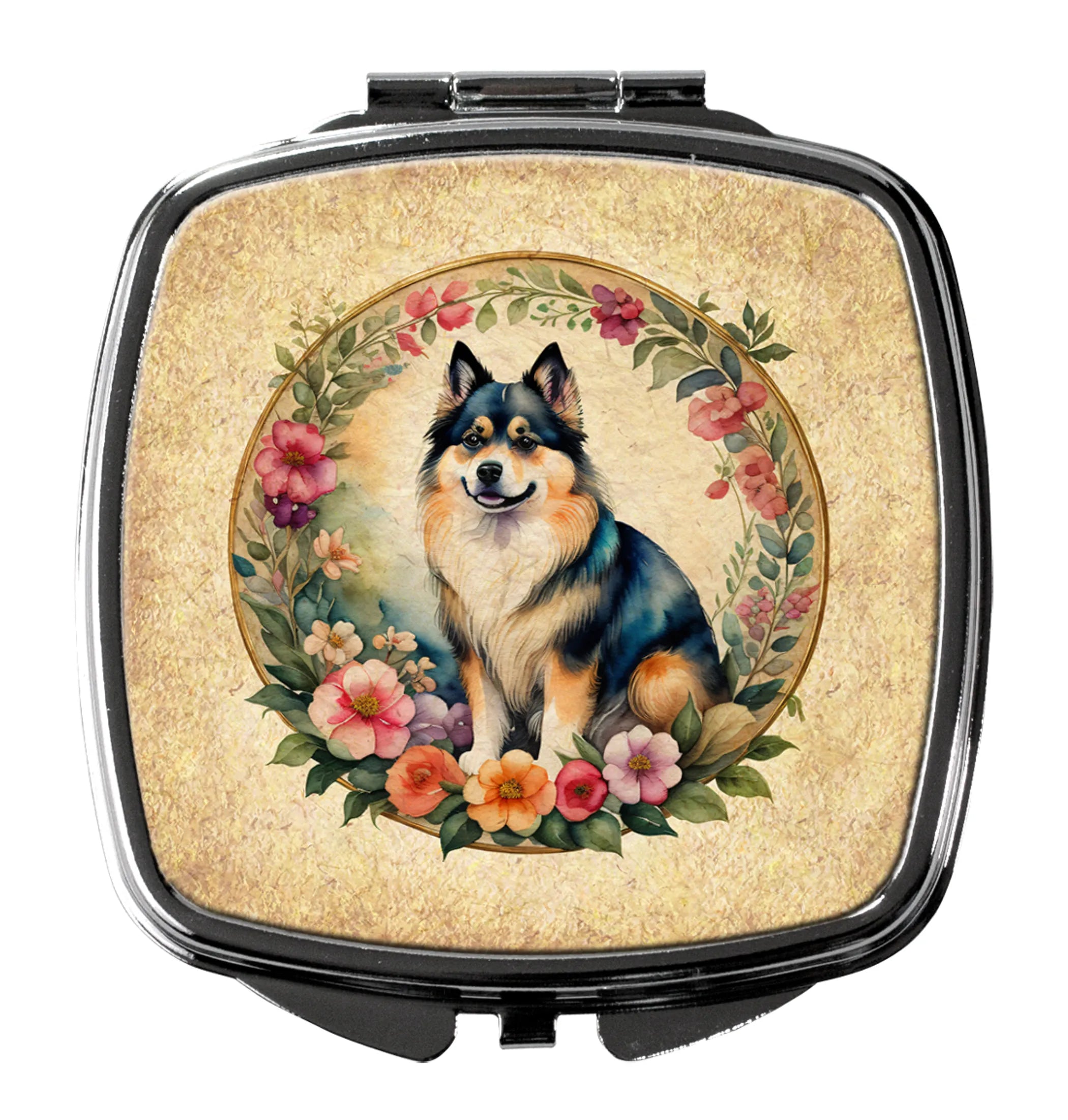 Frame of Flowers Compact Mirror - Pack Of: 1 | Collection name: Frame of flowers