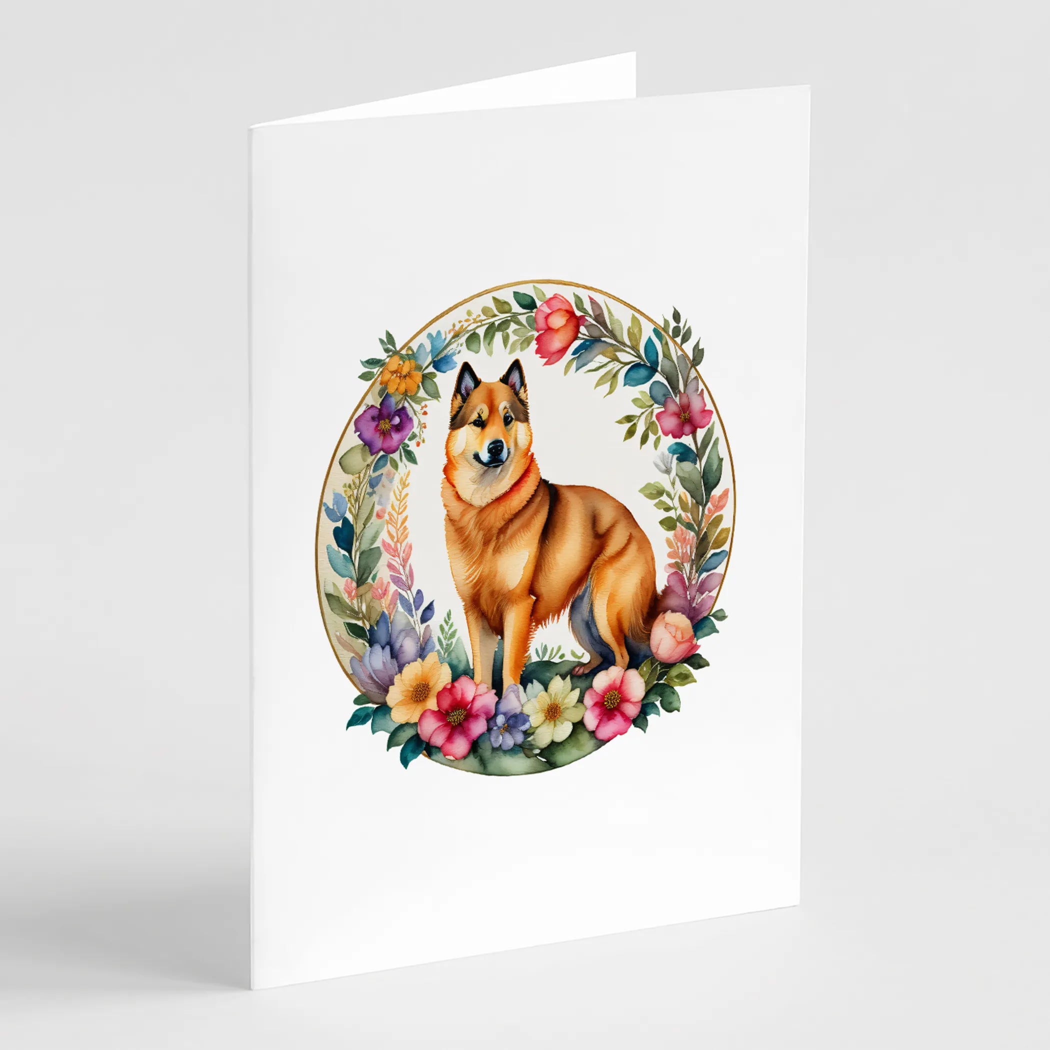 Frame of Flowers Greeting Cards  - Size: 5X7 | Pack Of: 1 | Collection name: Frame of flowers