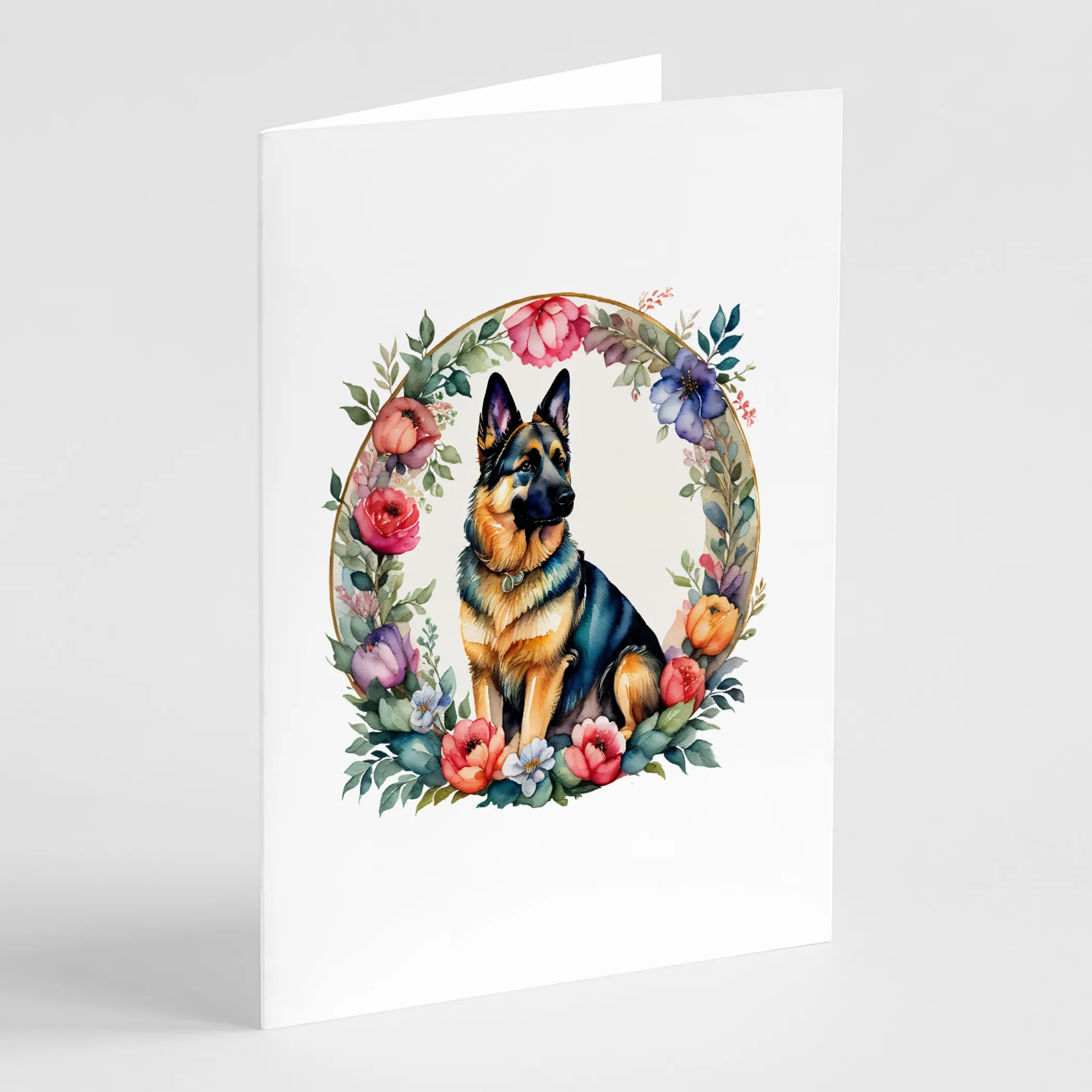 Frame of Flowers Greeting Cards  - Size: 5X7 | Pack Of: 1 | Collection name: Frame of flowers