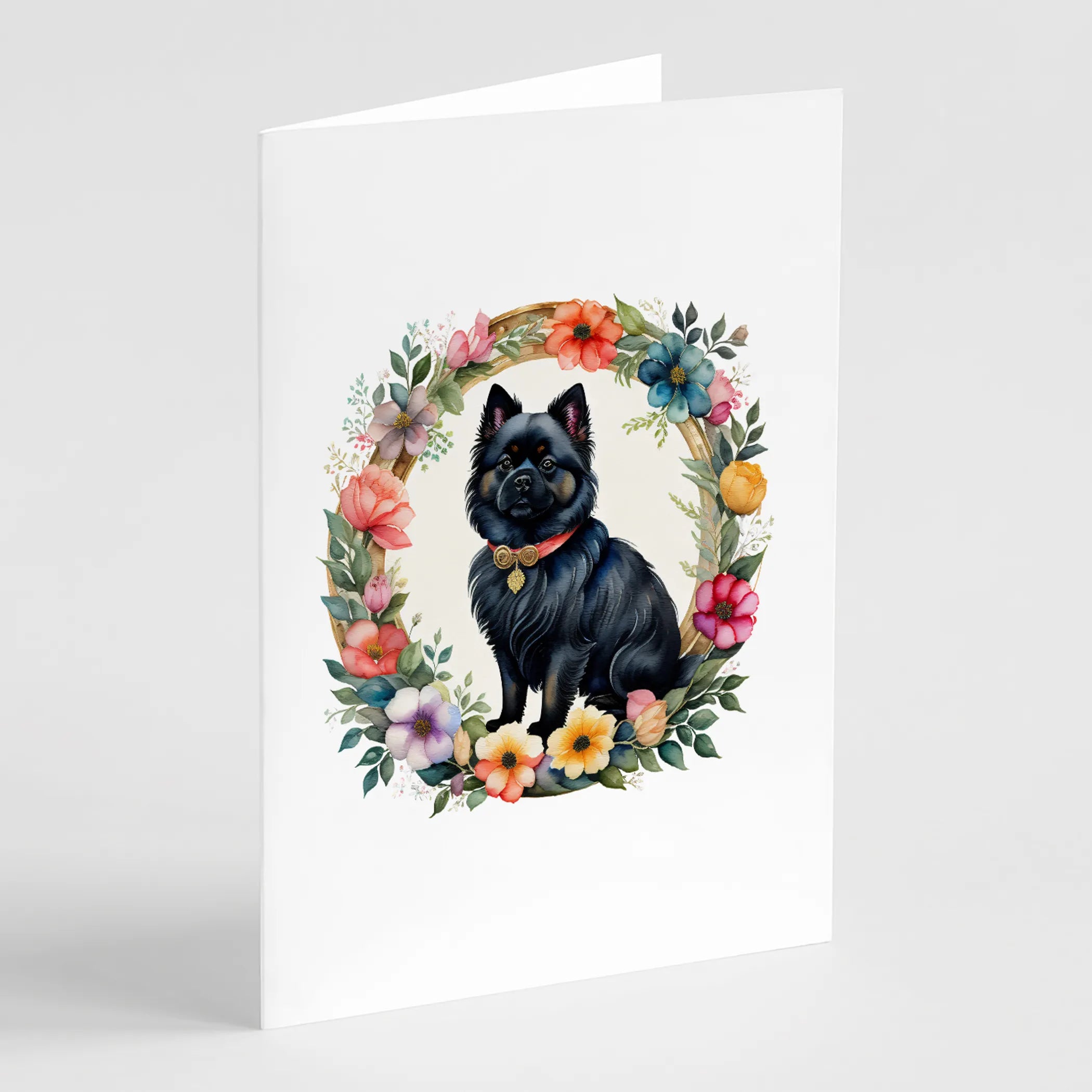 Frame of Flowers Greeting Cards  - Size: 5X7 | Pack Of: 1 | Collection name: Frame of flowers