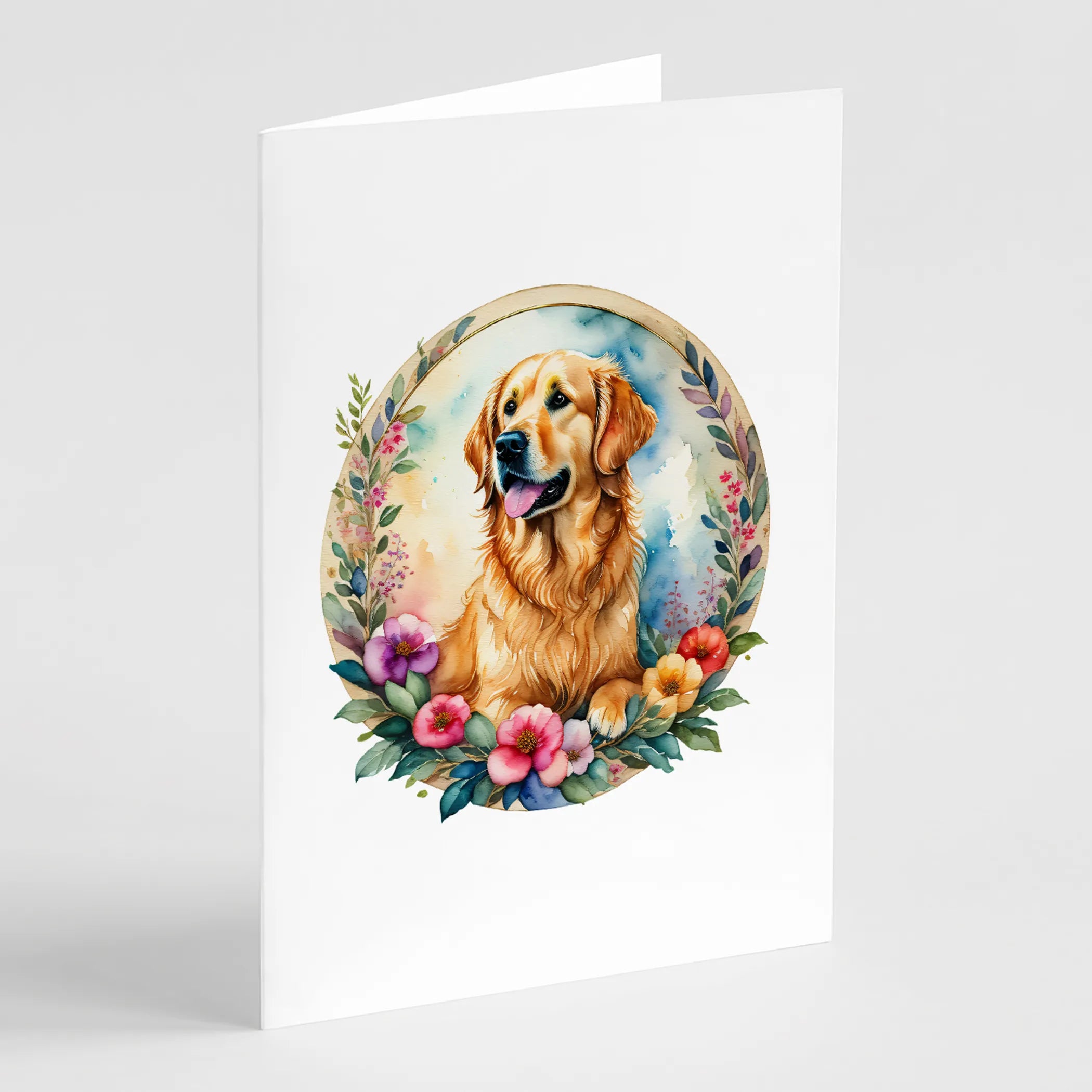 Frame of Flowers Greeting Cards  - Size: 5X7 | Pack Of: 1 | Collection name: Frame of flowers