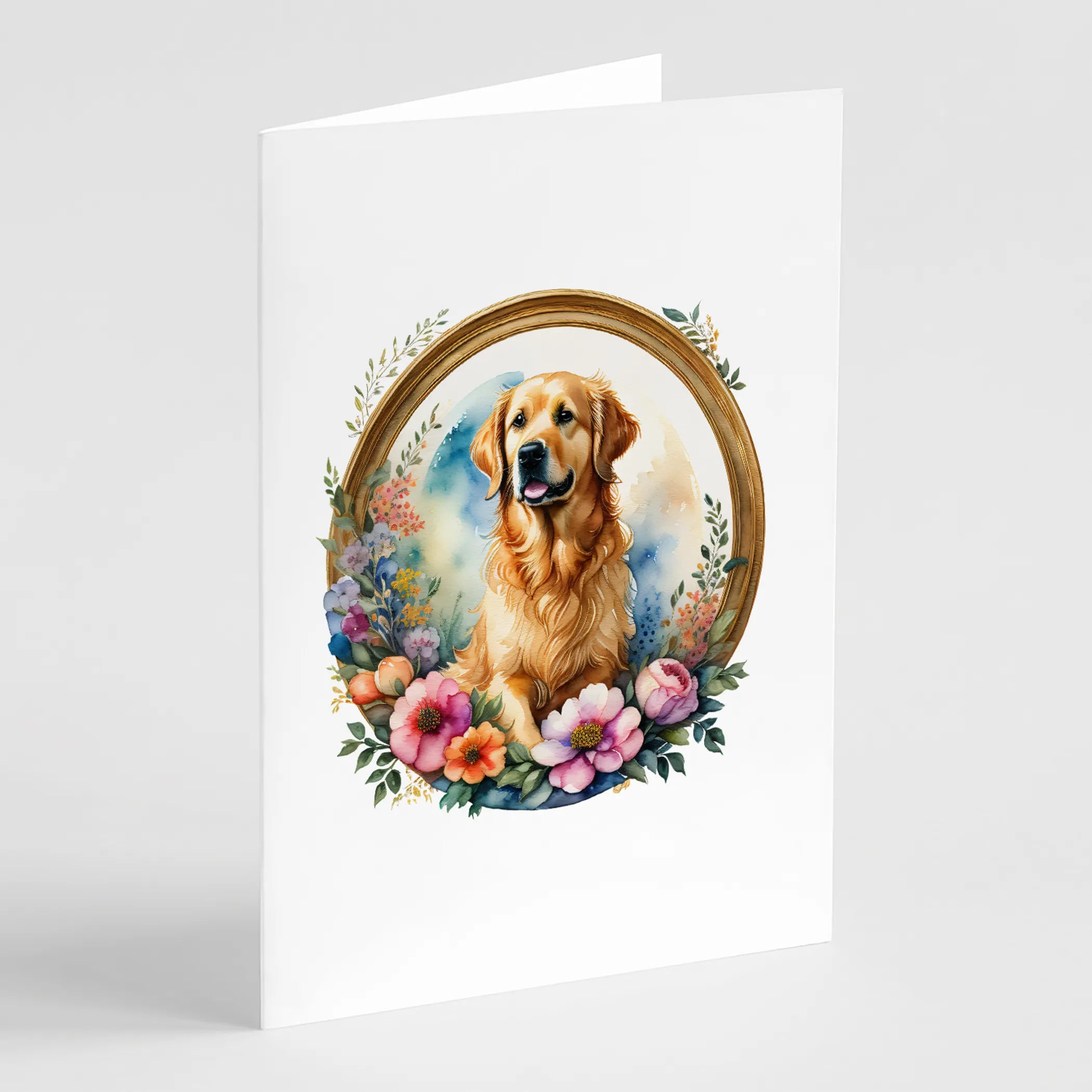 Frame of Flowers Greeting Cards  - Size: 5X7 | Pack Of: 1 | Collection name: Frame of flowers