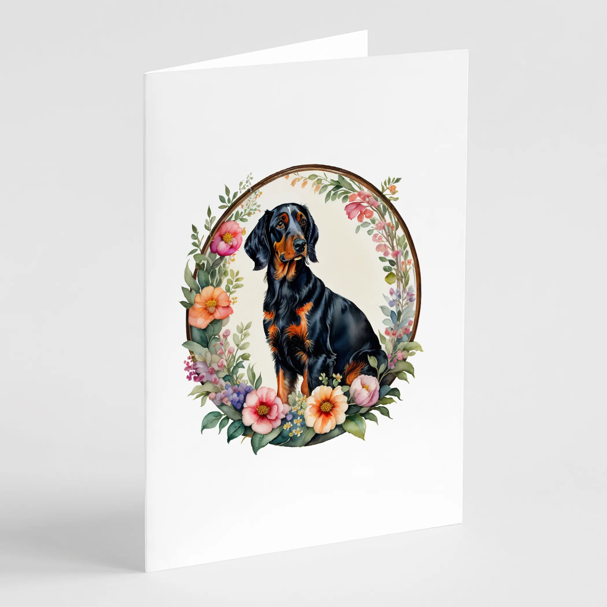 Frame of Flowers Greeting Cards  - Size: 5X7 | Pack Of: 1 | Collection name: Frame of flowers