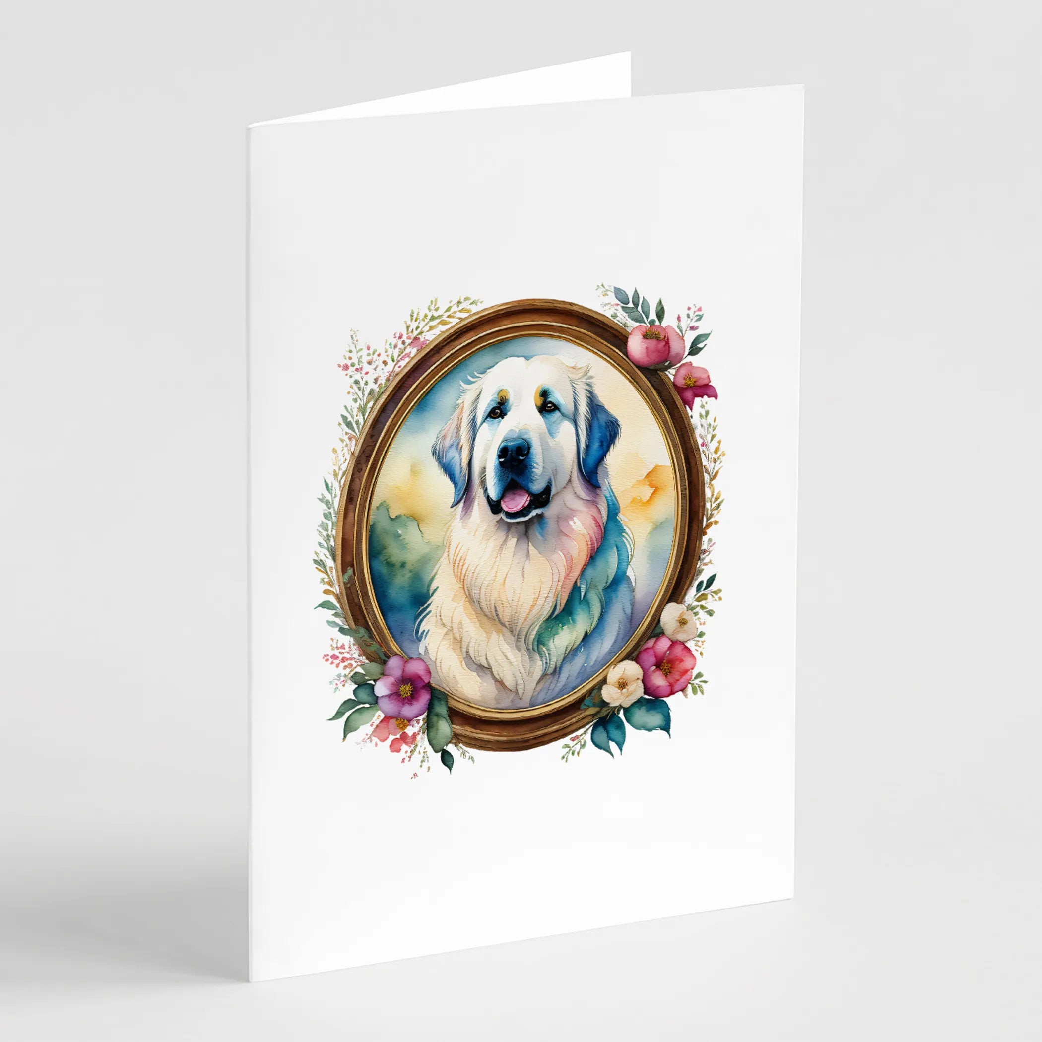 Frame of Flowers Greeting Cards  - Size: 5X7 | Pack Of: 1 | Collection name: Frame of flowers